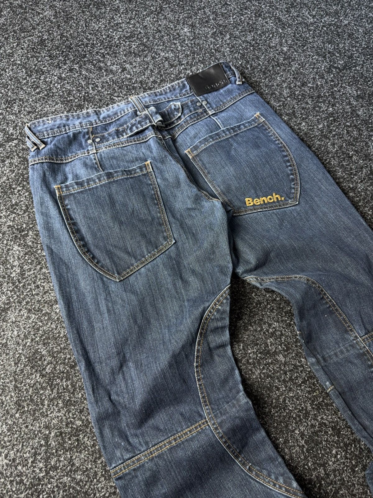 Bench Vintage 90s Retro Baggy Distressed Y2K Denim pants jeans Size US 34 / EU 50 - 13 Thumbnail