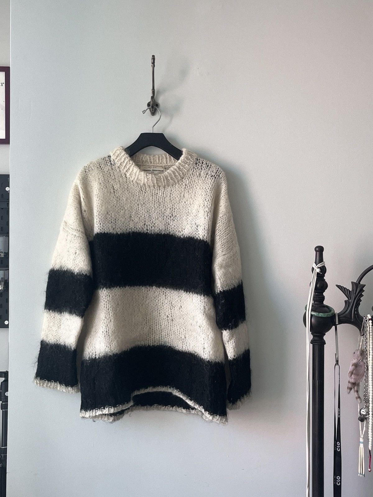 General Research 1998 Striped Mohair Sweater (SOLD) Size US M / EU 48-50 / 2 - 1 Thumbnail