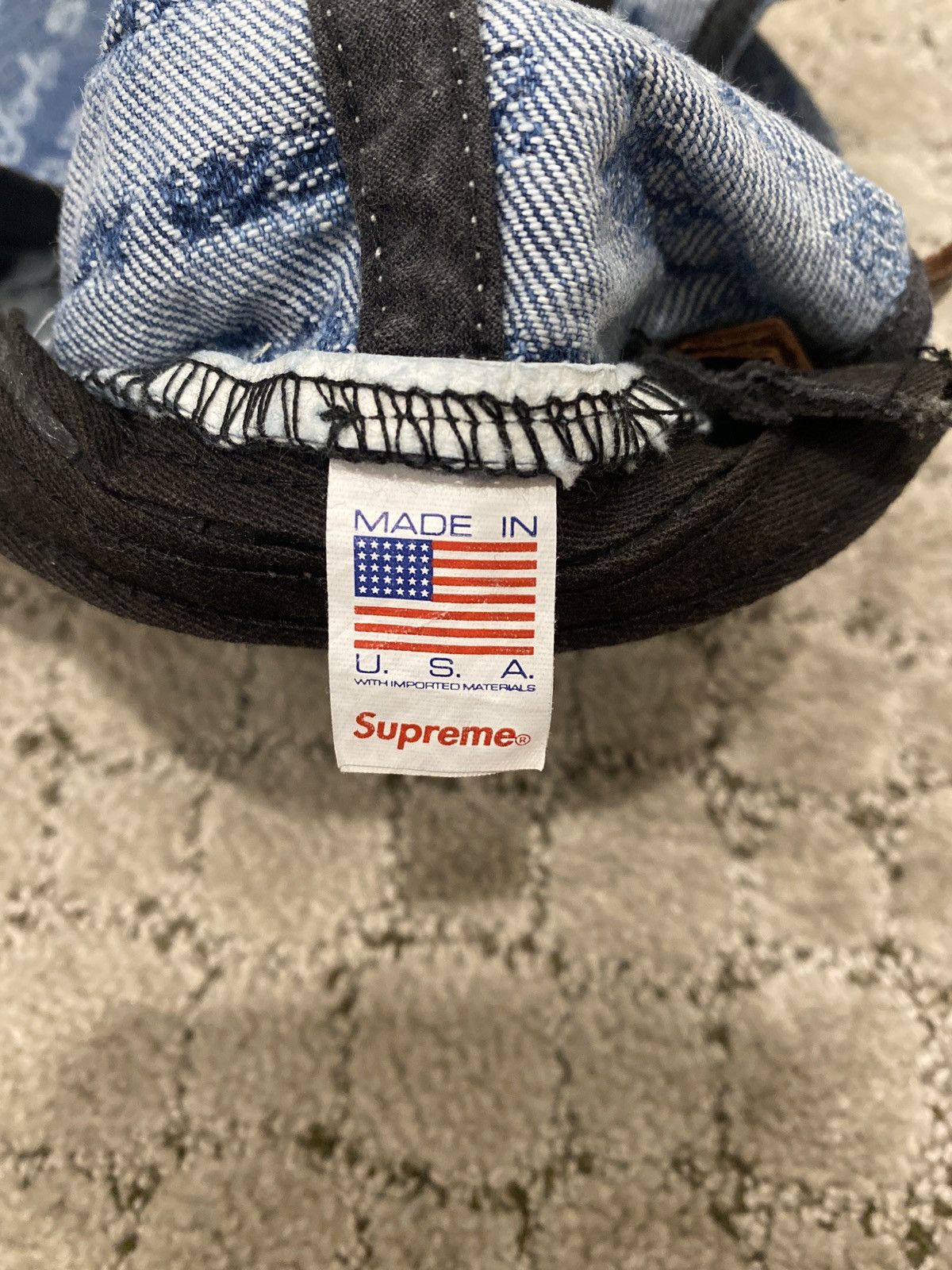 Supreme Supreme sponsors 6 panel cap Size ONE SIZE - 6 Thumbnail
