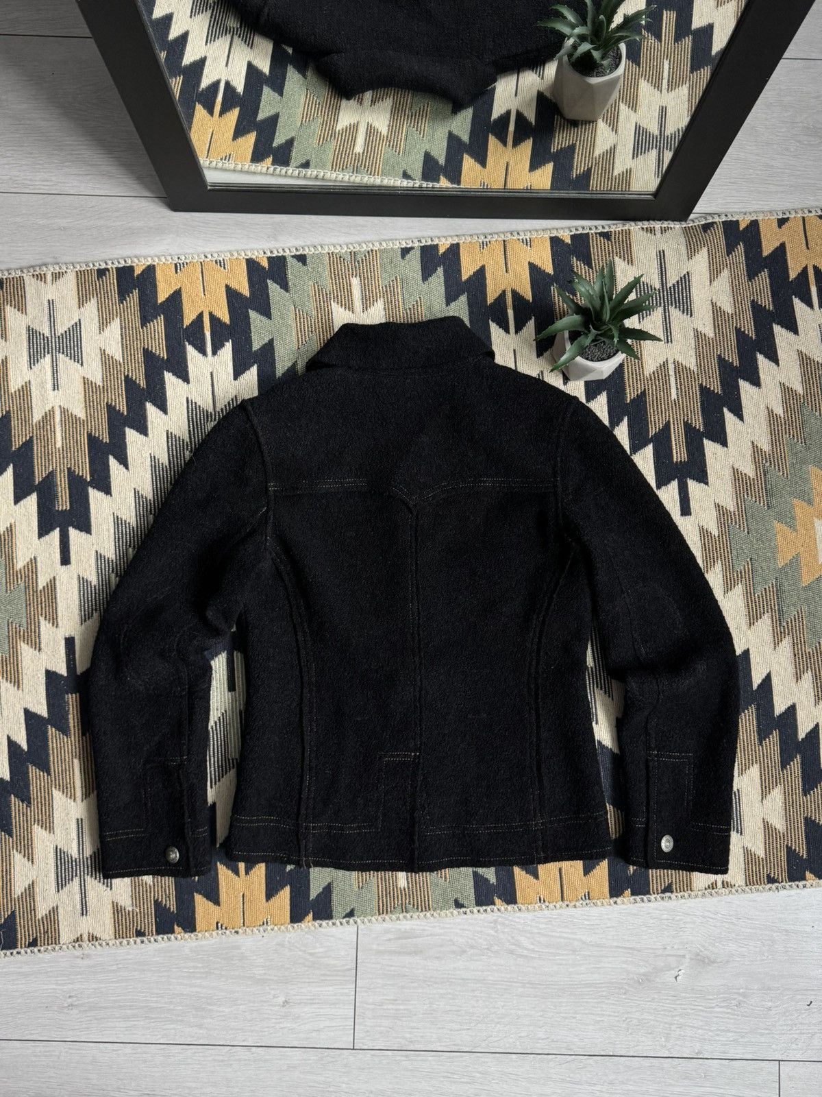 Versace Jeans Couture Vintage Versace Jeans Couture Avant-Garde Wool Blazer Size L / US 10 / IT 46 - 10 Thumbnail