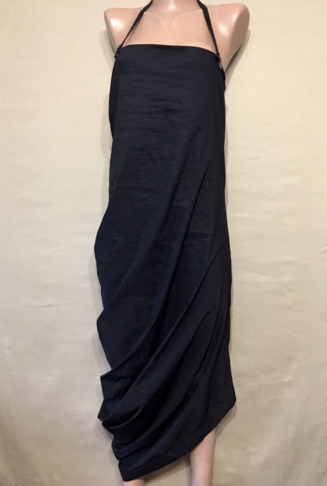 Annette Gortz × Designer Annette Gortz Black Linen Maxi Dress Size EU 38 Size S / US 4 / IT 40 - 1 Thumbnail