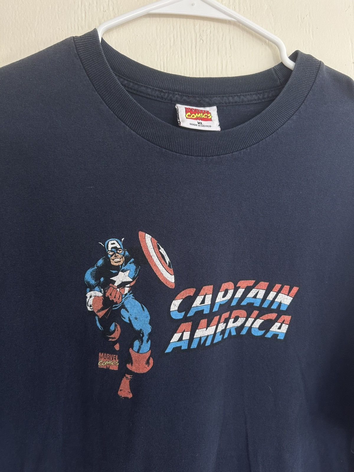 Marvel Comics Vintage Marvel Comics Captain America Graphic T-shirt Size US XL / EU 56 / 4 - 2 Thumbnail