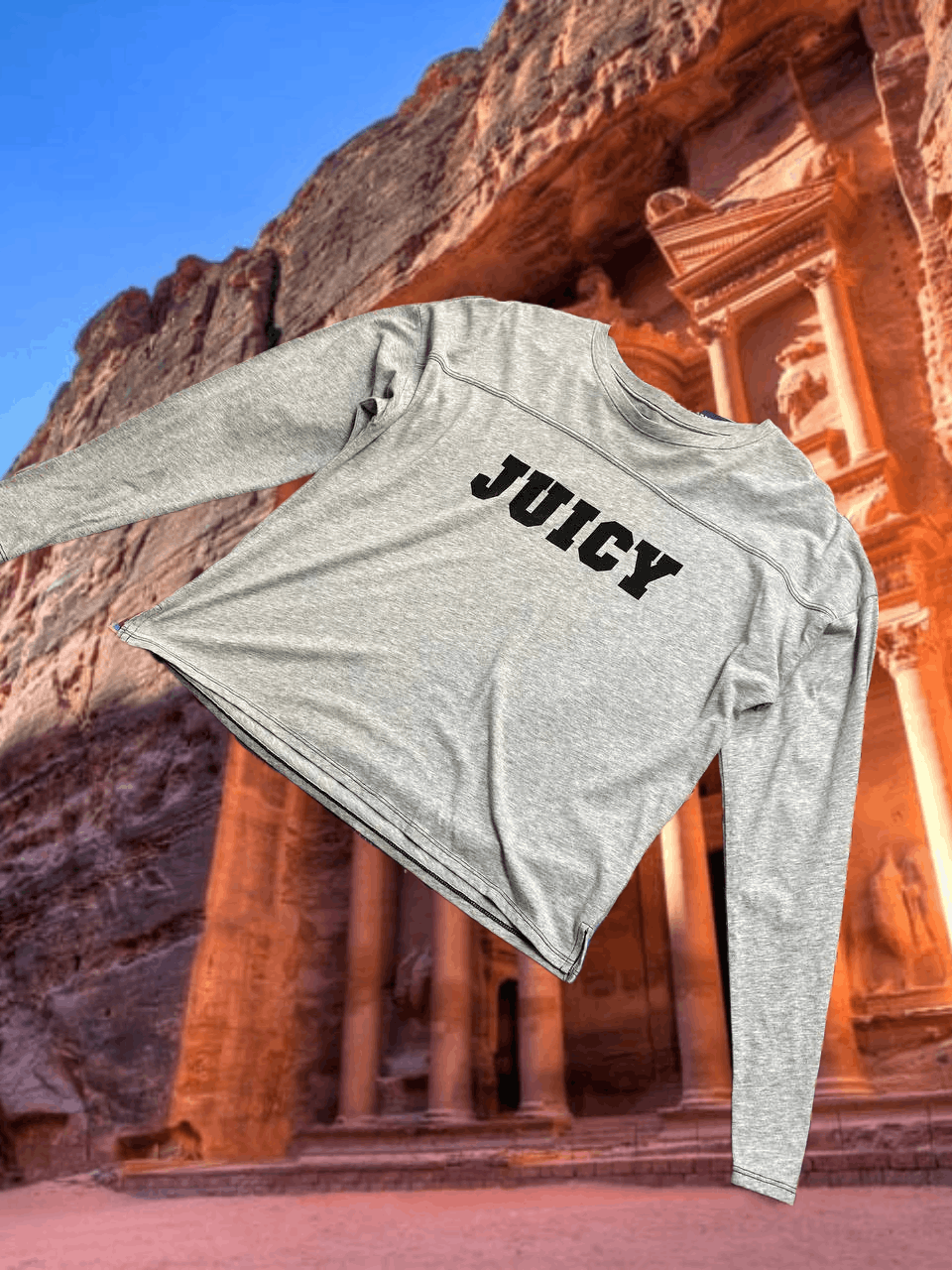 Vintage Y2K Juicy Couture gray big logo luxury streetwear