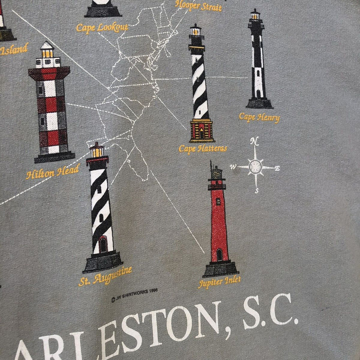 Vintage Vintage Charleston S.C. Pullover Sweatshirt Size US L / EU 52-54 / 3 - 7 Thumbnail