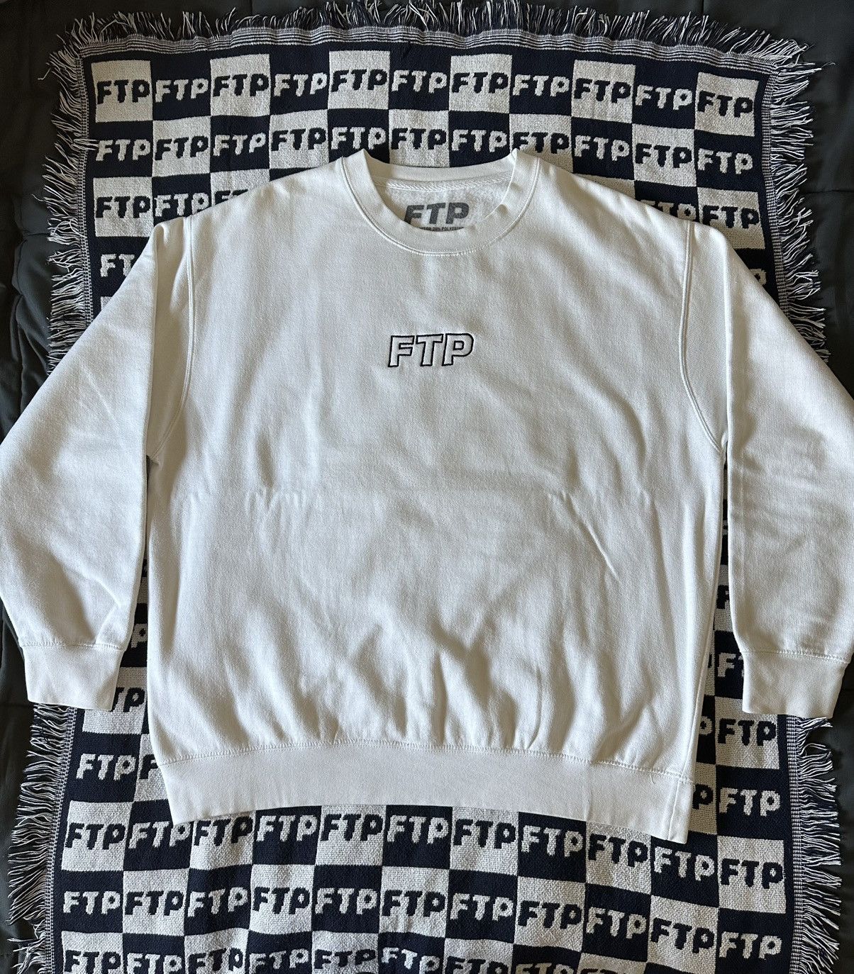 Fuck The Population FTP TONAL LOGO CREWNECK Size US XL / EU 56 / 4 - 1 Thumbnail