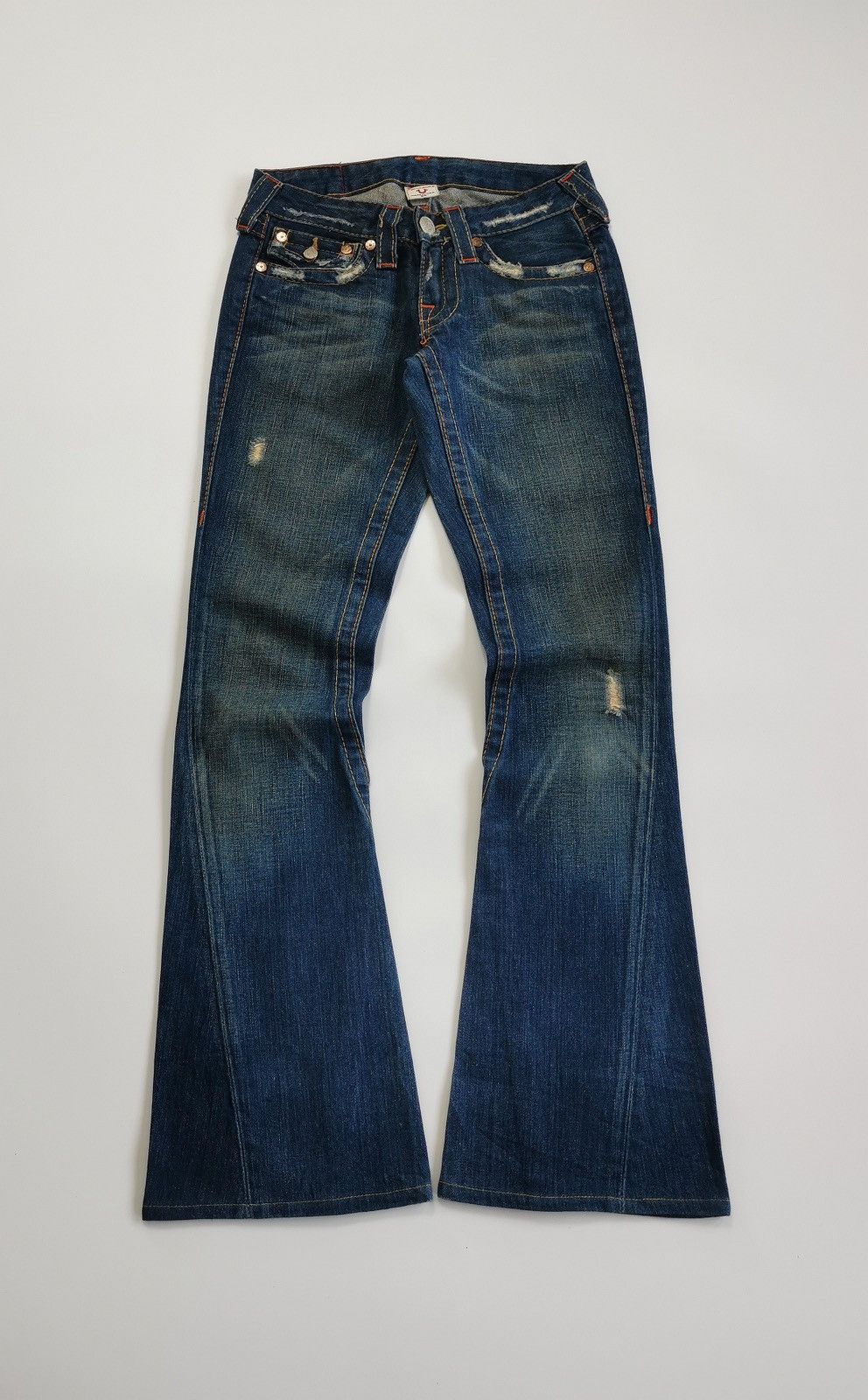True Religion True Religion Joey Flared Bootcut Jeans Size 26" / US 2 / IT 38 - 2 Thumbnail