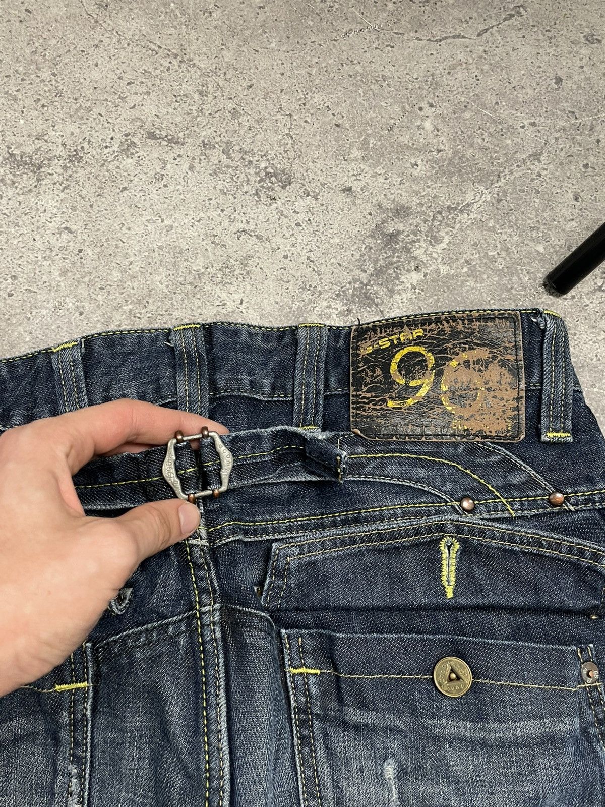 G-Star × Vintage Vintage G Star 96 Denim Jeans Size US 32 / EU 48 - 4 Thumbnail