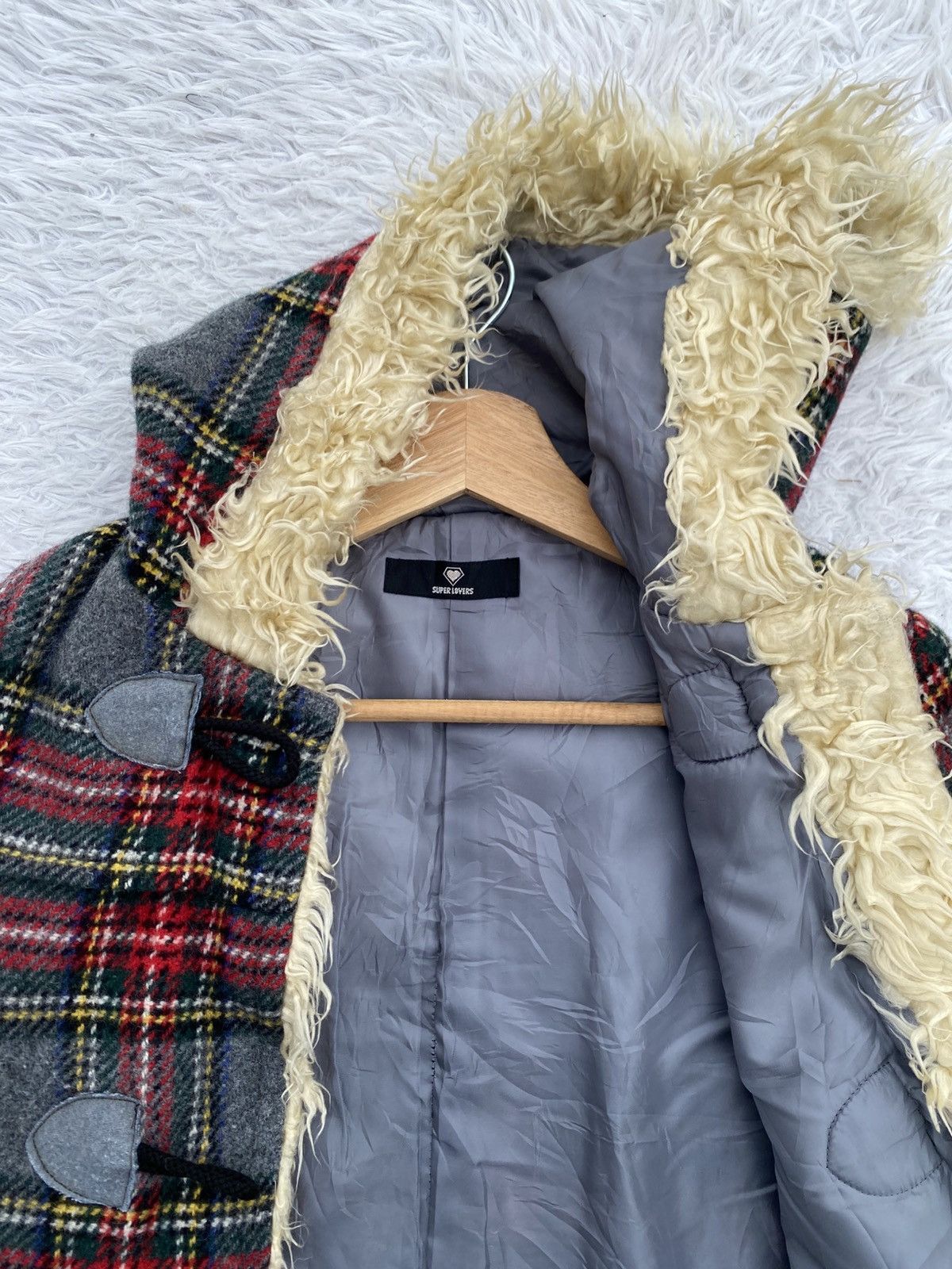 Super Lovers Rare Vintage Super Lovers Wool Long Jacket Size M / US 6-8 / IT 42-44 - 8 Thumbnail