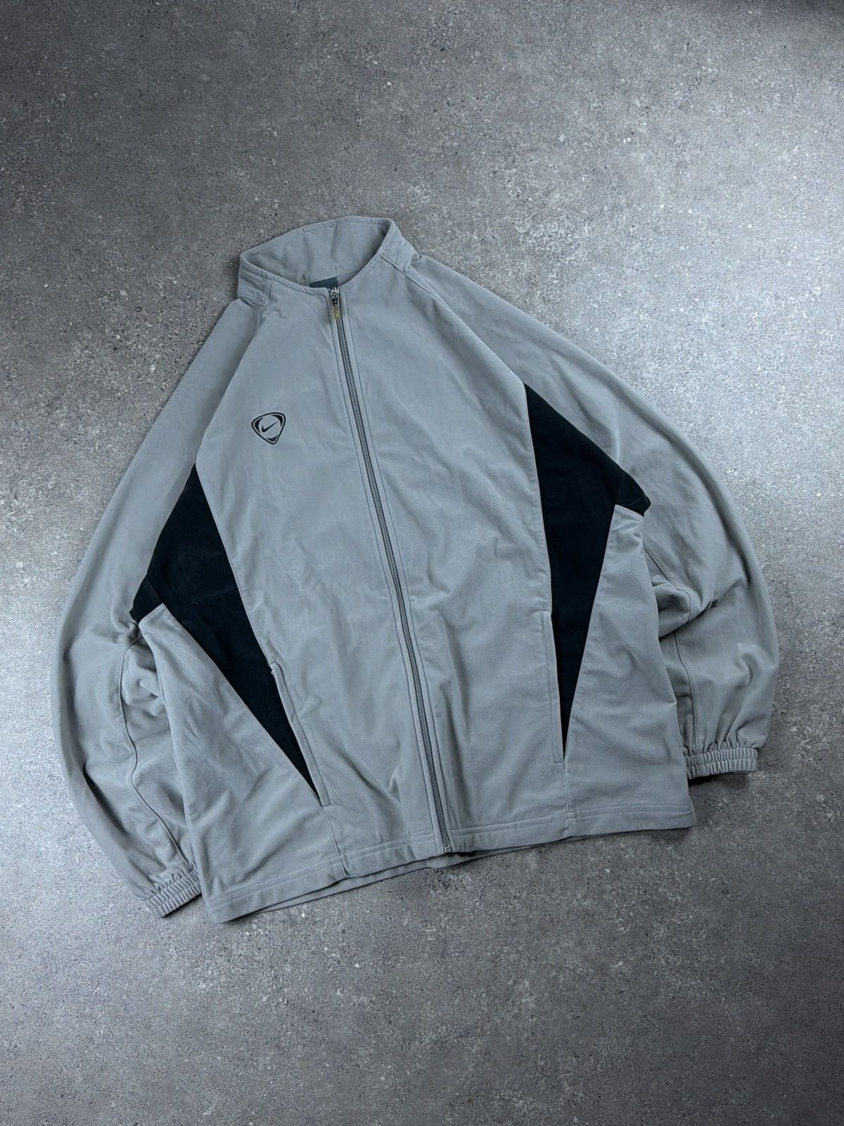 Nike Vintage 00s nike velvet track jacket zip blokecore Size US XL / EU 56 / 4 - 1 Thumbnail