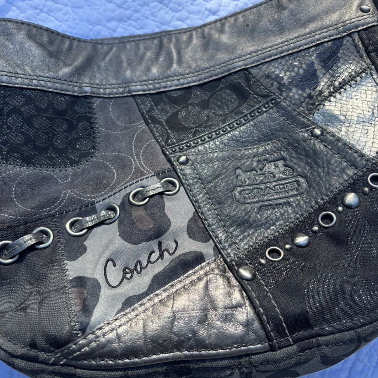 Coach black and gray patchwork coach bag Size ONE SIZE - 6 Thumbnail