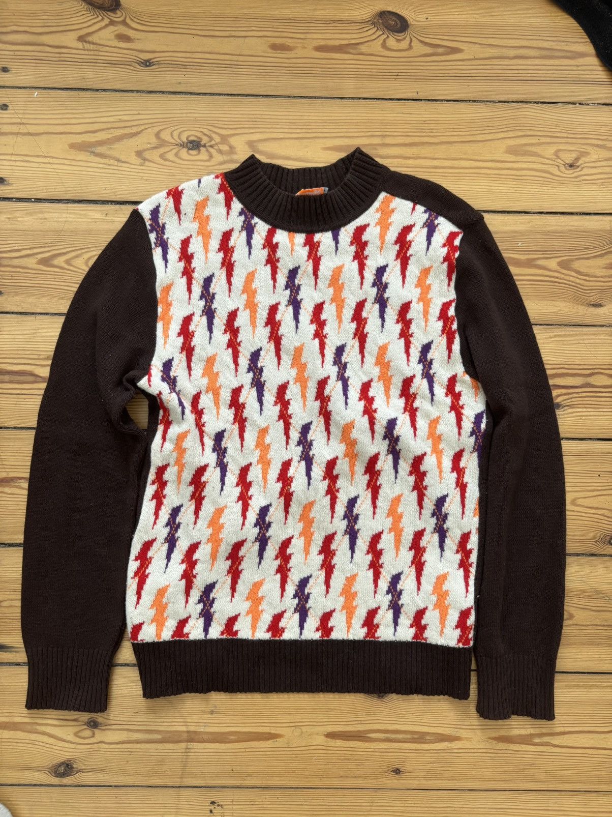 Walter Van Beirendonck W&LT Lightning Multicolor Knit Size US M / EU 48-50 / 2 - 1 Thumbnail
