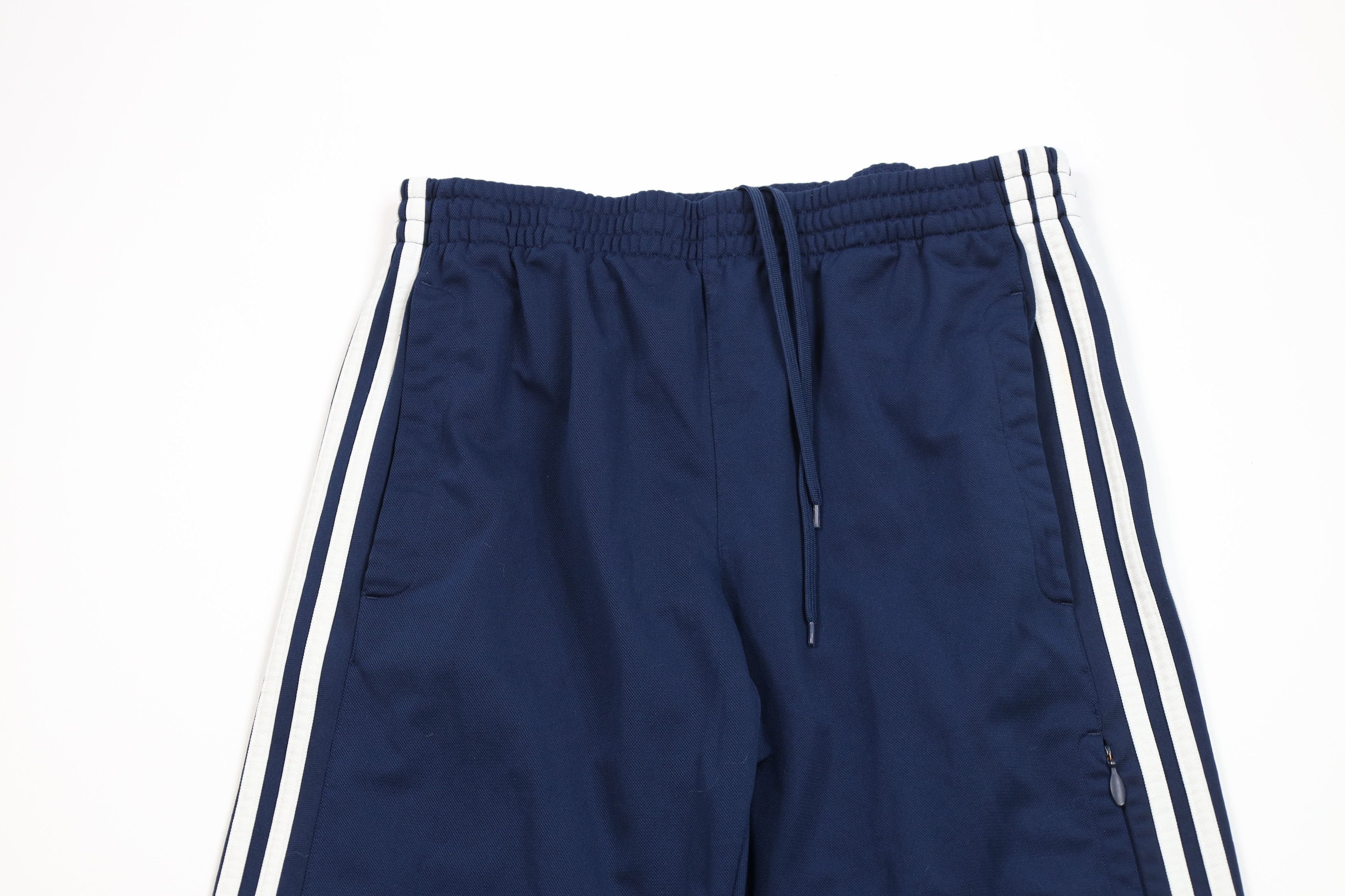 Adidas × Vintage Vintage Y2K Adidas Striped Wide Leg Sweatpants Pants Blue Size US 34 / EU 50 - 2 Thumbnail