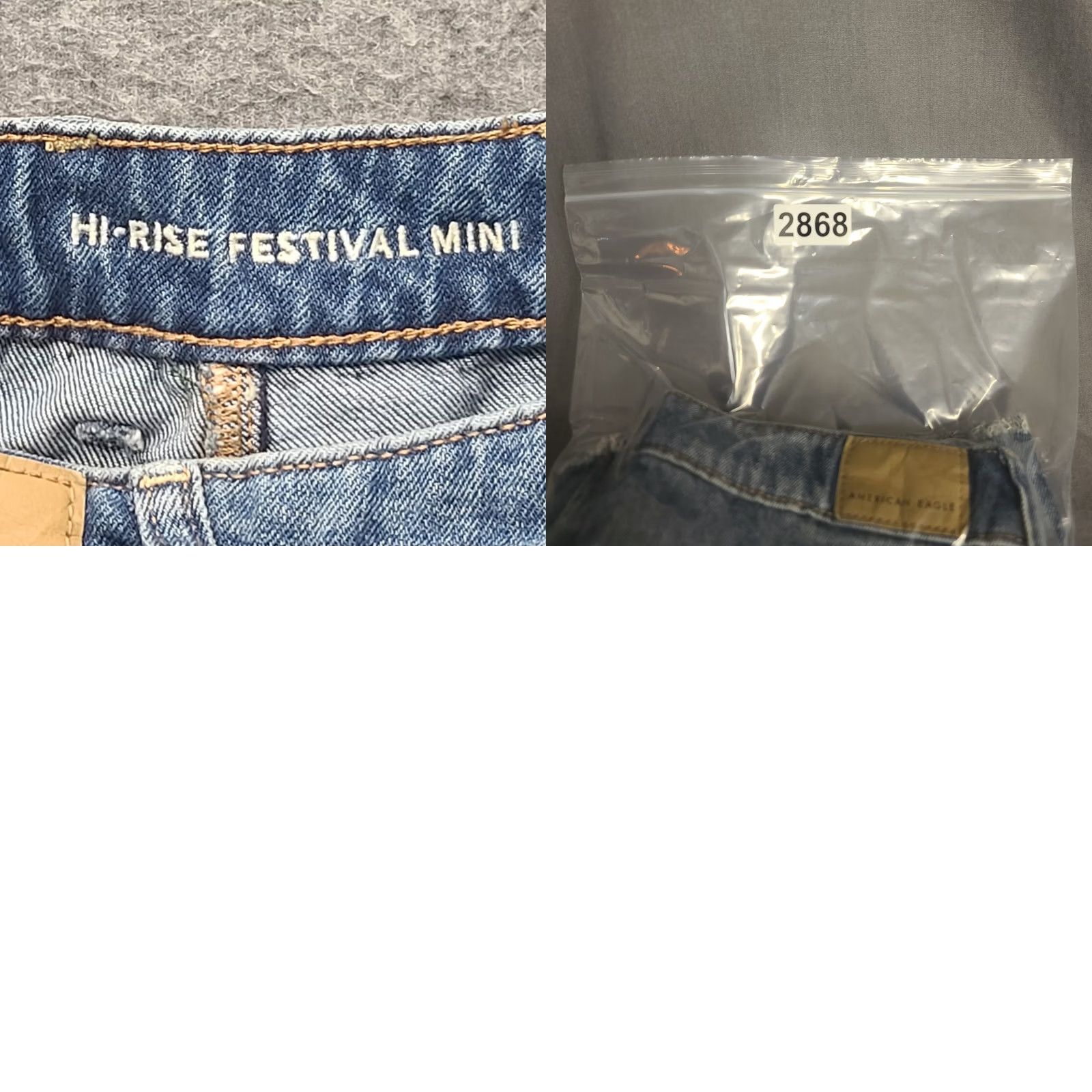 American Eagle Outfitters American Eagle Outfitters Denim Mini Skirt Womens 00 Hi-Rise Festival Regular Fit Blue 90s Skirt Short Womens Size 24" / US 00 / IT 34 - 9 Thumbnail
