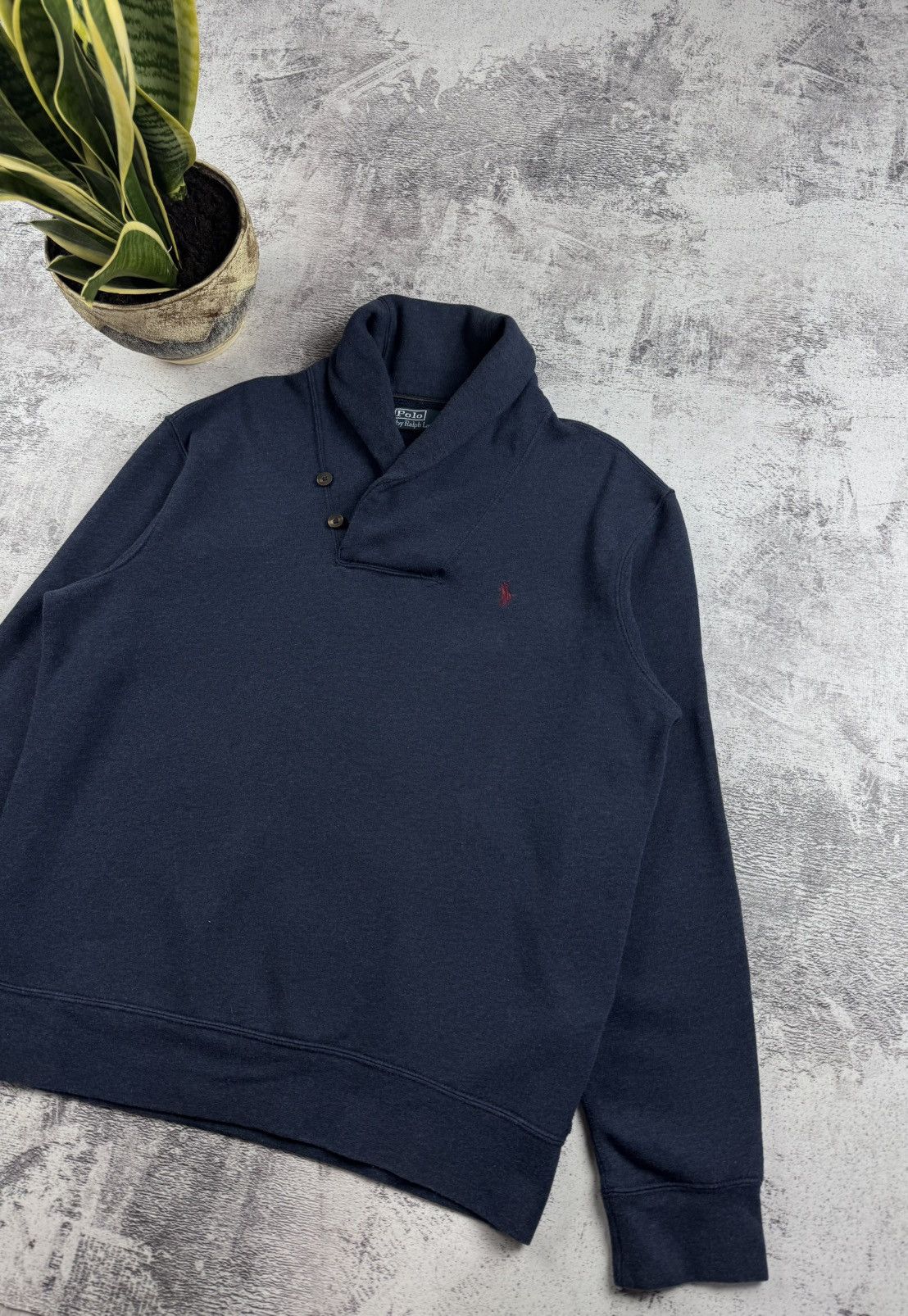 Polo Ralph Lauren Ralph Lauren Cowl Neck Cardigan Collar Sweatshirt Pullover Size US L / EU 52-54 / 3 - 3 Thumbnail