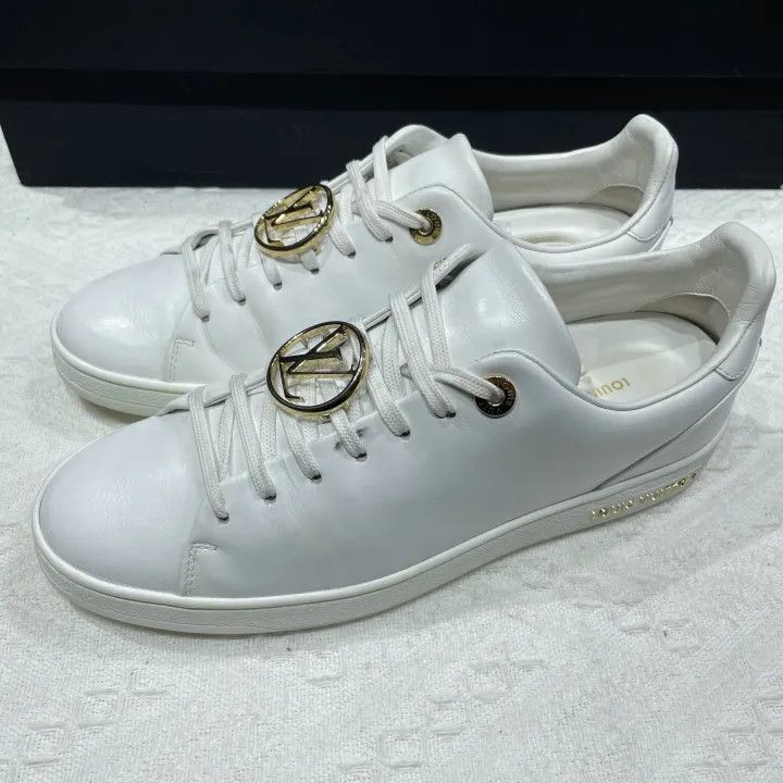 Louis Vuitton Frontrow White Leather Fashion Sneakers 0079