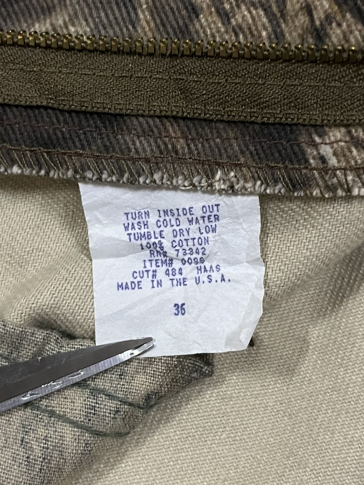Carhartt Crazy Vintage Y2K Mossy Oak Camo Carhartt Style Baggy Pants Size US 36 / EU 52 - 11 Thumbnail