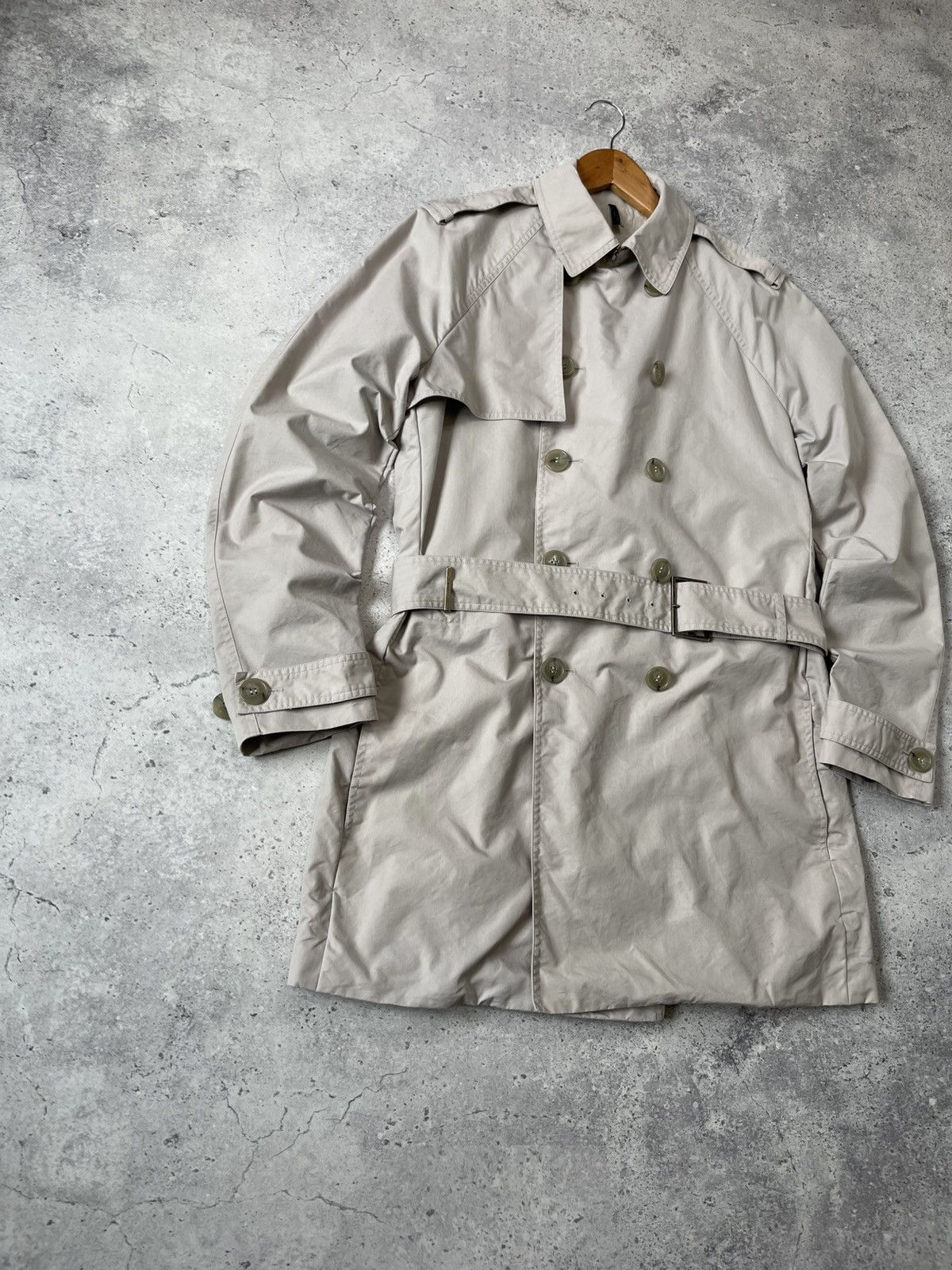 Dior Dior Homme Double Breasted Beige Trench Coat Men’s Size 48 Size US M / EU 48-50 / 2 - 2 Thumbnail