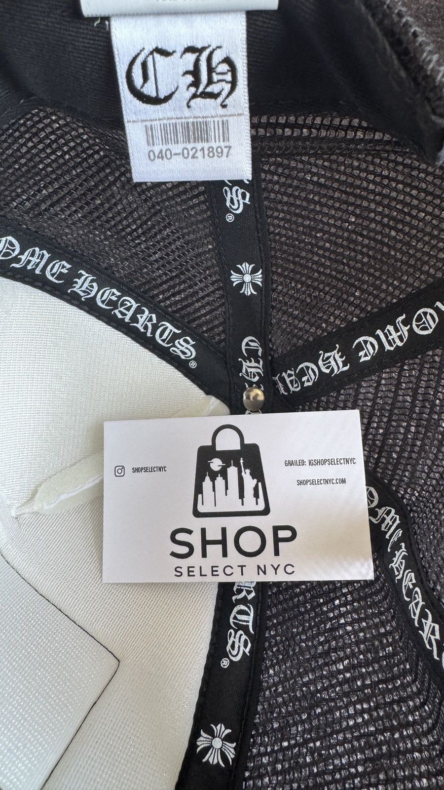 Chrome Hearts BRAND NEW CHROME HEARTS WHITE FUCK TRUCKER HAT Size ONE SIZE - 3 Thumbnail