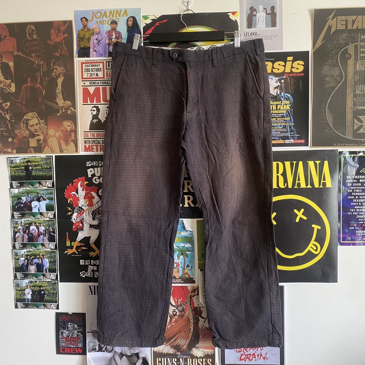 Vintage Vintage Dickies Houndtooth Pattern Chino Pants Size US 37 - 1 Thumbnail