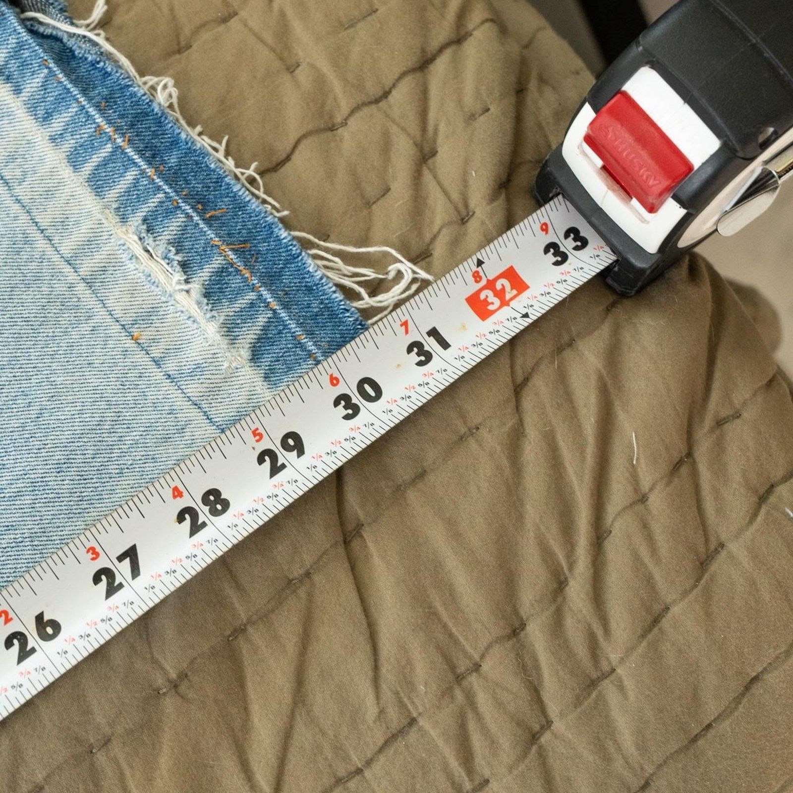 Levi's Custom handmade sashiko levis patchwork jeans size 31 x 30 Size US 31 - 6 Thumbnail