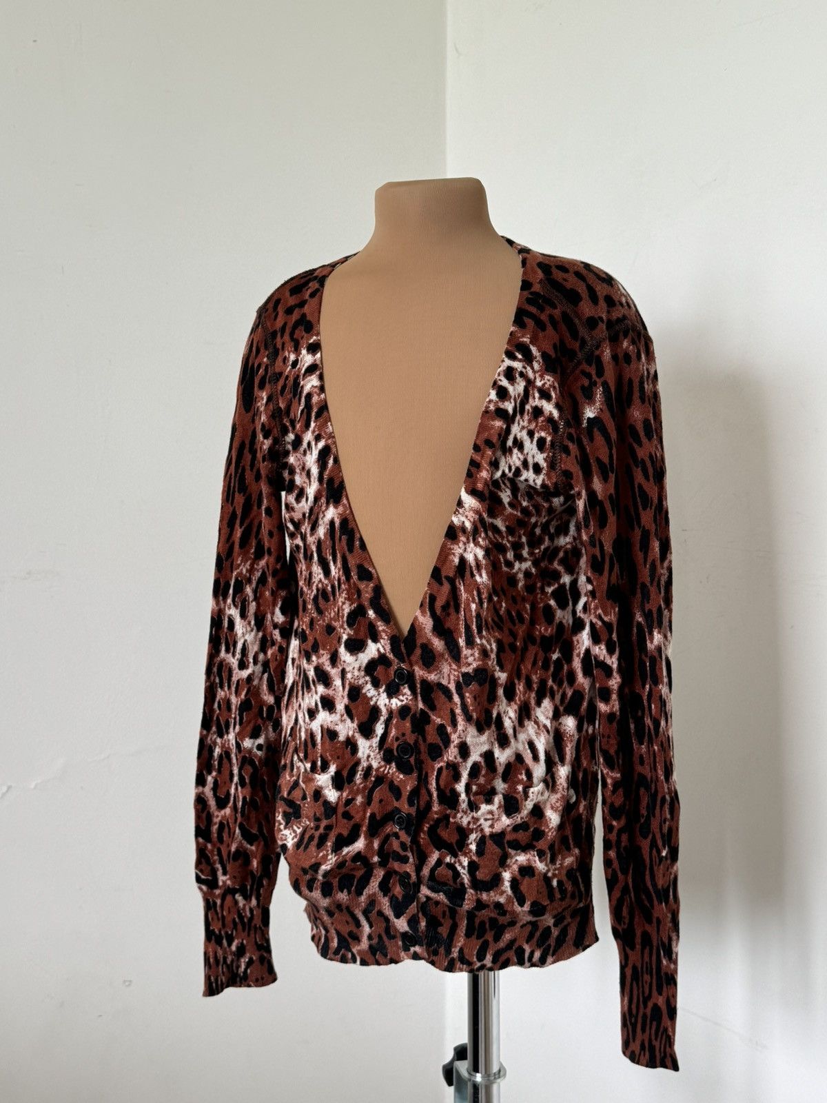 Jean Paul Gaultier Very Rare Jean Paul Gaultier Top Leopard Blouse Print Size M / US 6-8 / IT 42-44 - 1 Thumbnail