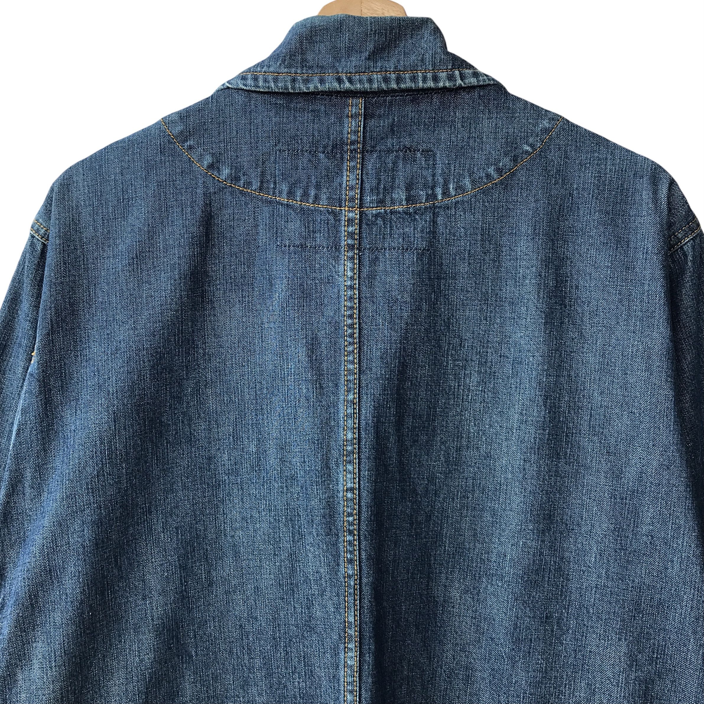 Final Home × Issey Miyake × Japanese Brand Final Home Japan Kosuke Tsumura Denim Survival Jacket Size US L / EU 52-54 / 3 - 4 Thumbnail