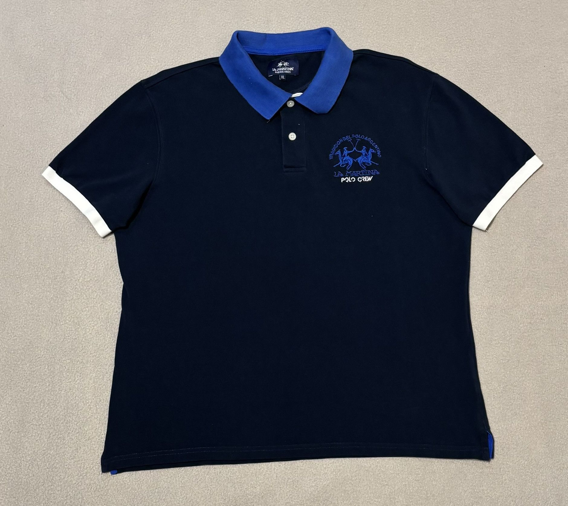 La Martina La Martina slim fit Navy Polo Size. XL Size US XL / EU 56 / 4 - 1 Thumbnail