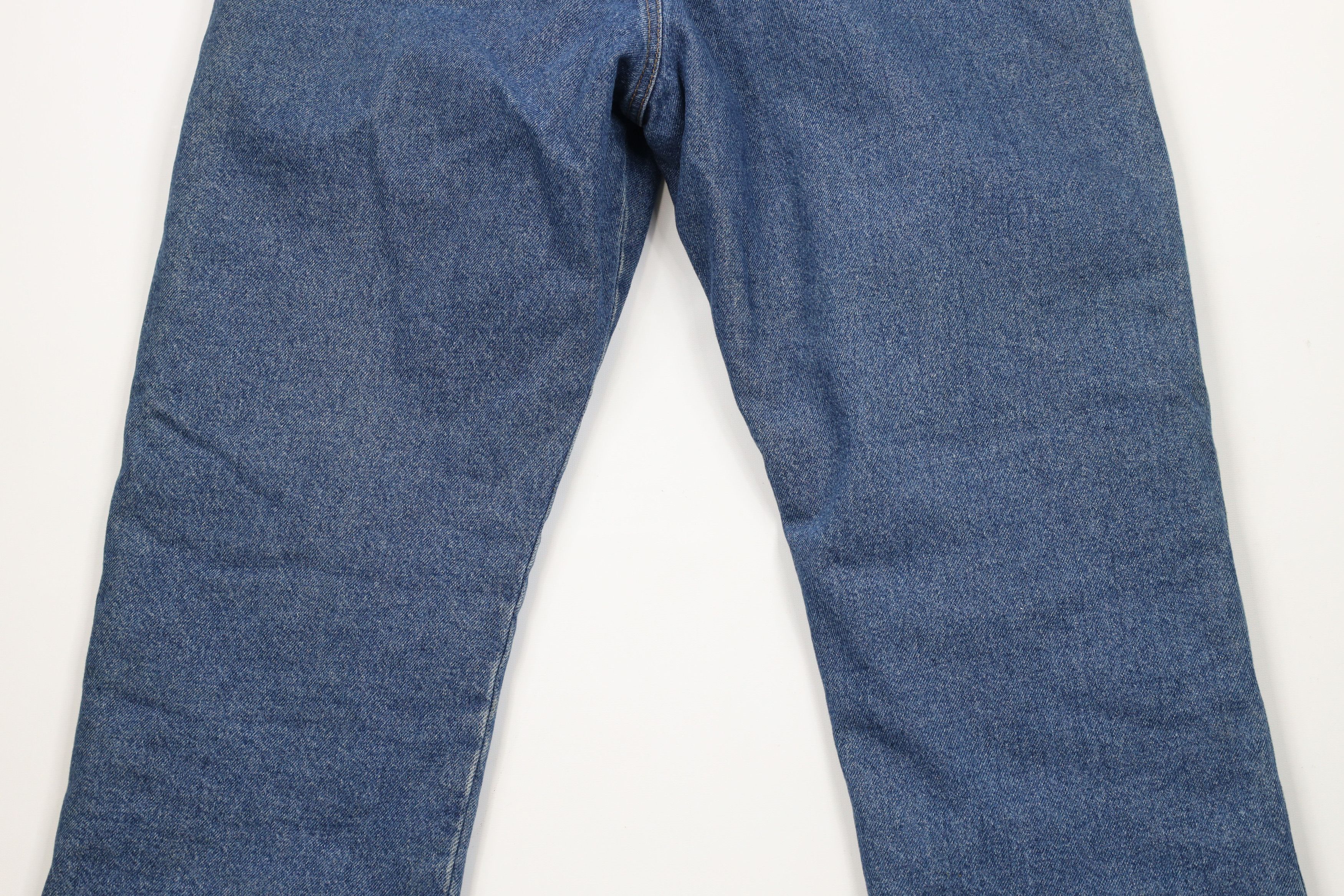 Vintage × Wrangler Vintage Wrangler Heavyweight Fleece Lined Denim Jeans Blue Size US 36 / EU 52 - 14 Thumbnail