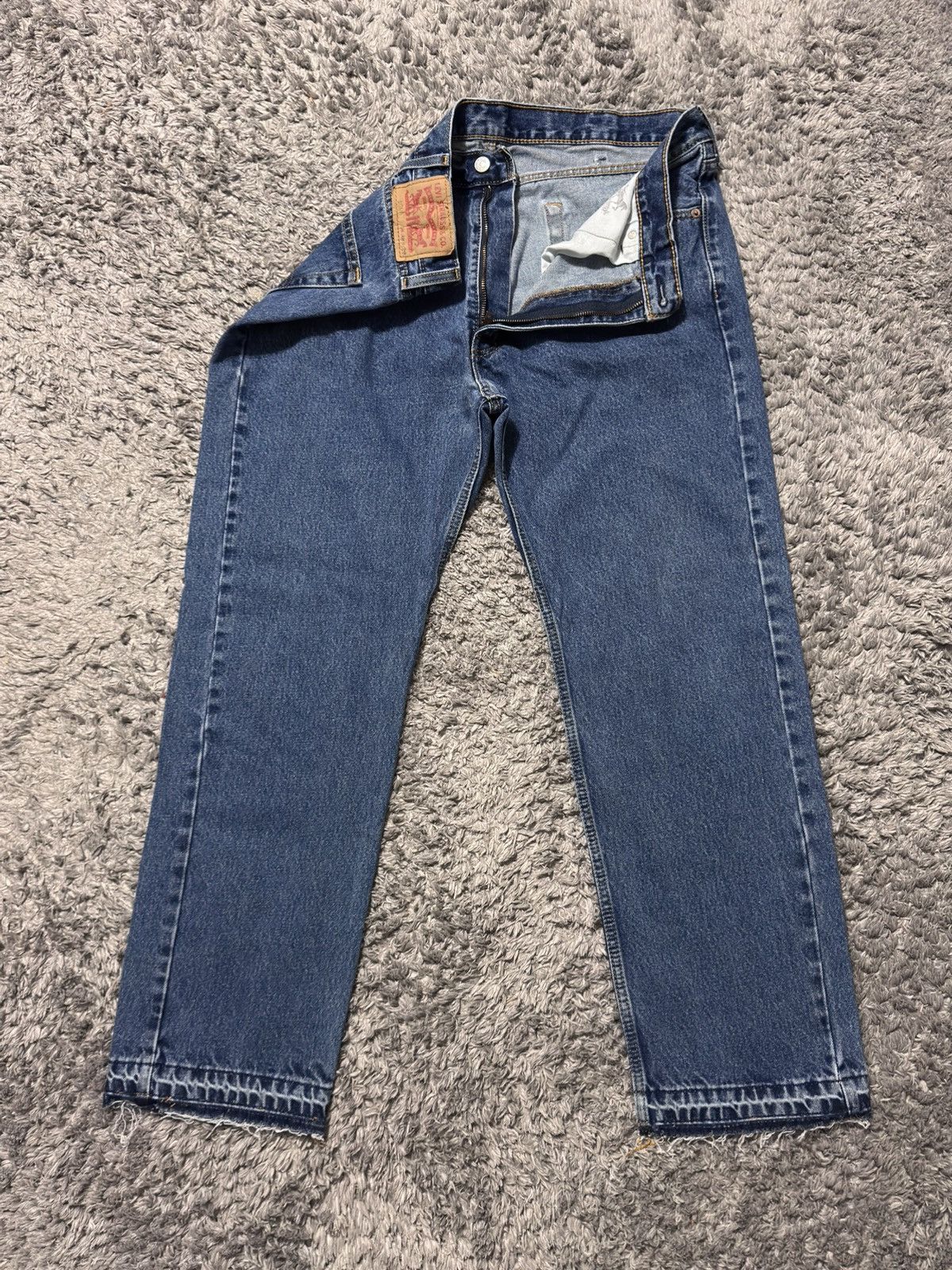 Levi's × Levi's Vintage Clothing Vintage Levis 505 Size 36x29 Distressed Hem Red Tag 90s Y2K Size US 36 / EU 52 - 1 Thumbnail