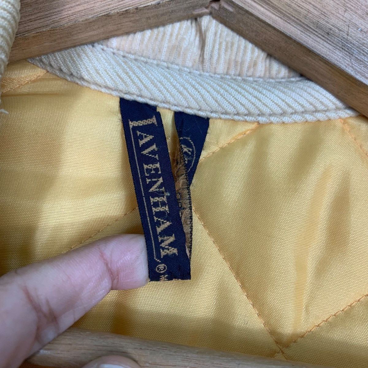 Lavenham Lavenham Made in England Yellow Quilted Jacket #0431-C20 Size US S / EU 44-46 / 1 - 15 Thumbnail