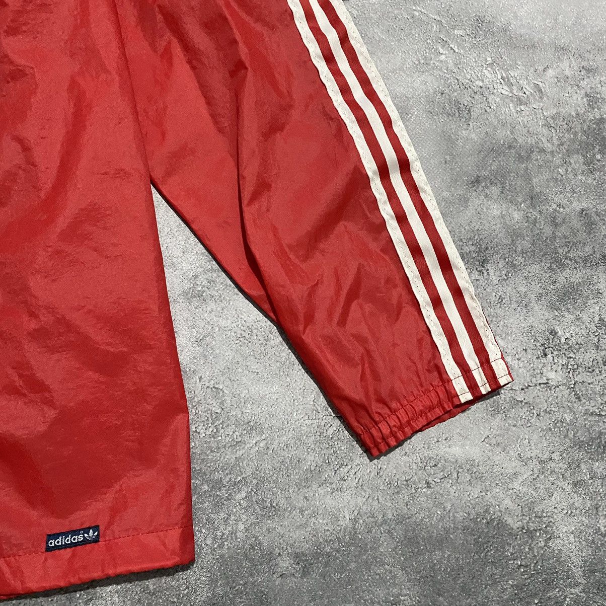 Vintage Rare Vintage 70’s Adidas Ventex Red Raincoat Fullzip Jacket Size US M / EU 48-50 / 2 - 3 Thumbnail