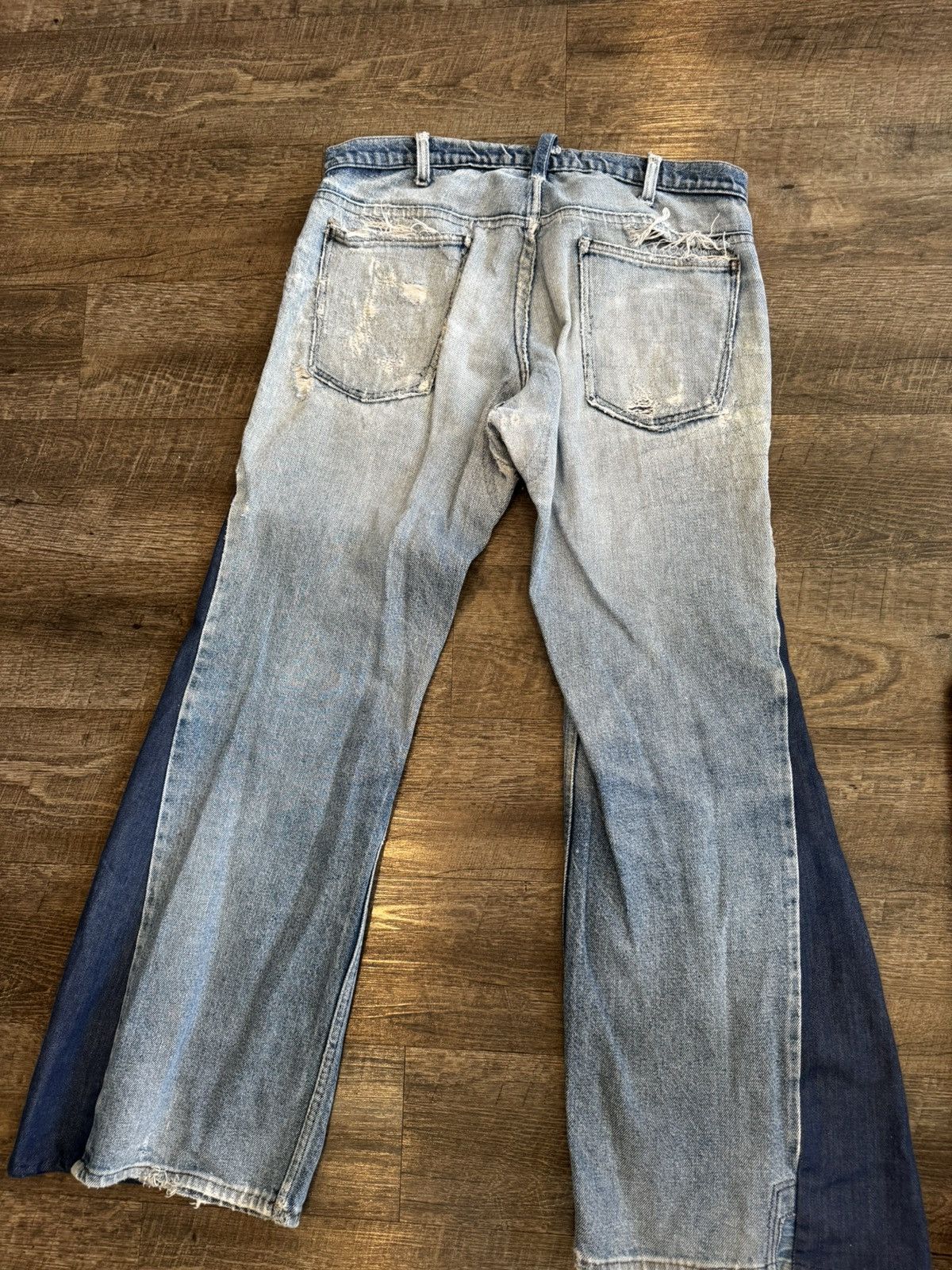 Vintage Custom Vintage Flared Denim Size US 32 / EU 48 - 2 Thumbnail
