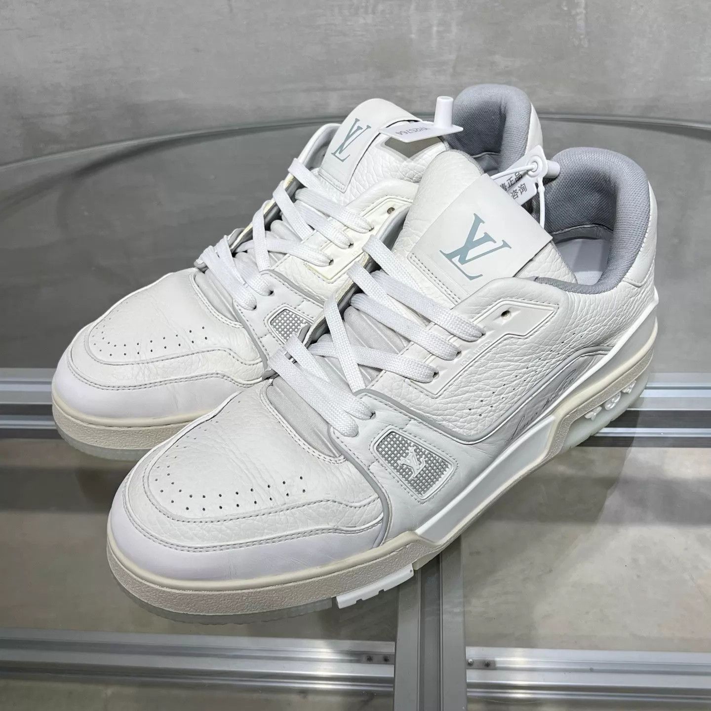 Louis Vuitton LV Trainer White Cement 41.5 Size US 8.5 / EU 41-42 - 2 Thumbnail