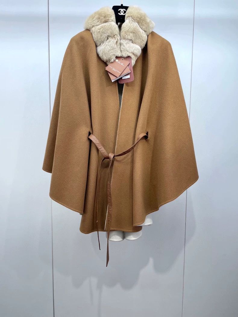 Loro Piana Loro piana Caramel dragon cat camel fleece cloak coat 2506- Size ONE SIZE - 1 Thumbnail