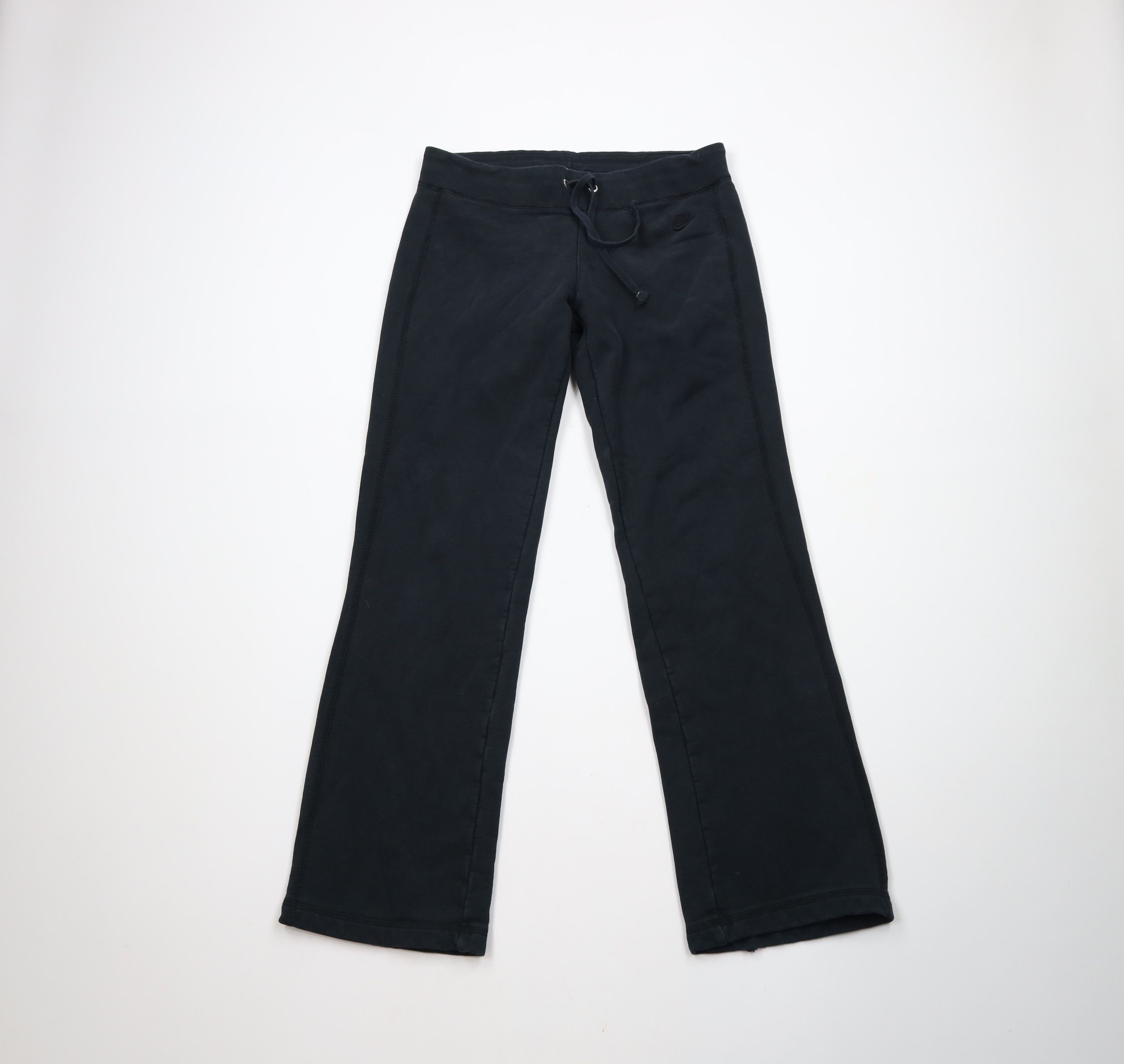 Nike × Vintage Vintage Nike Scott Mini Swoosh Flared Wide Leg Sweatpants Size 30" / US 8 / IT 44 - 1 Thumbnail