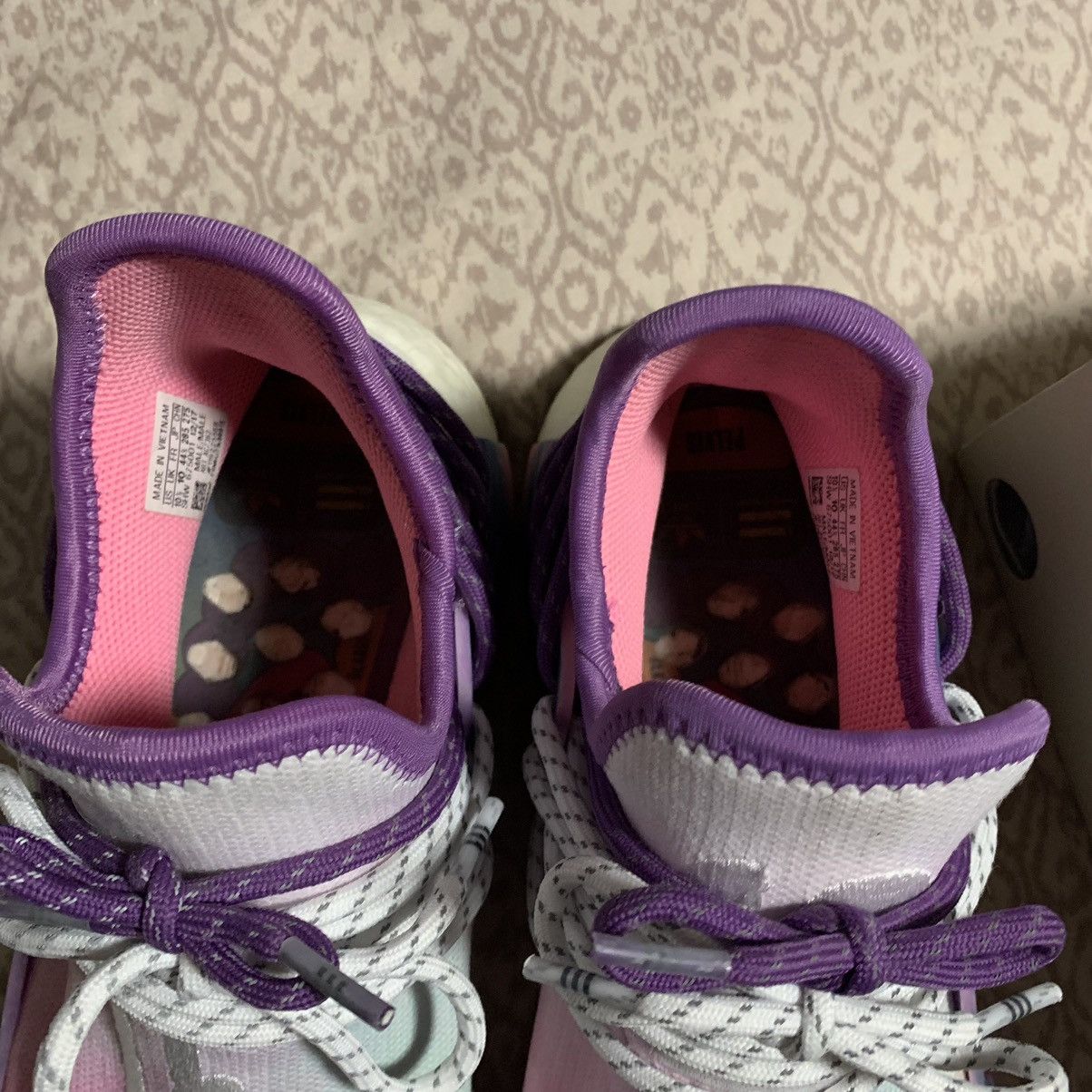 Adidas × Pharrell Adidas Human Race NMD “Holi Festival” (Pink Glow) 2018 Size US 10.5 / EU 43-44 - 11 Thumbnail