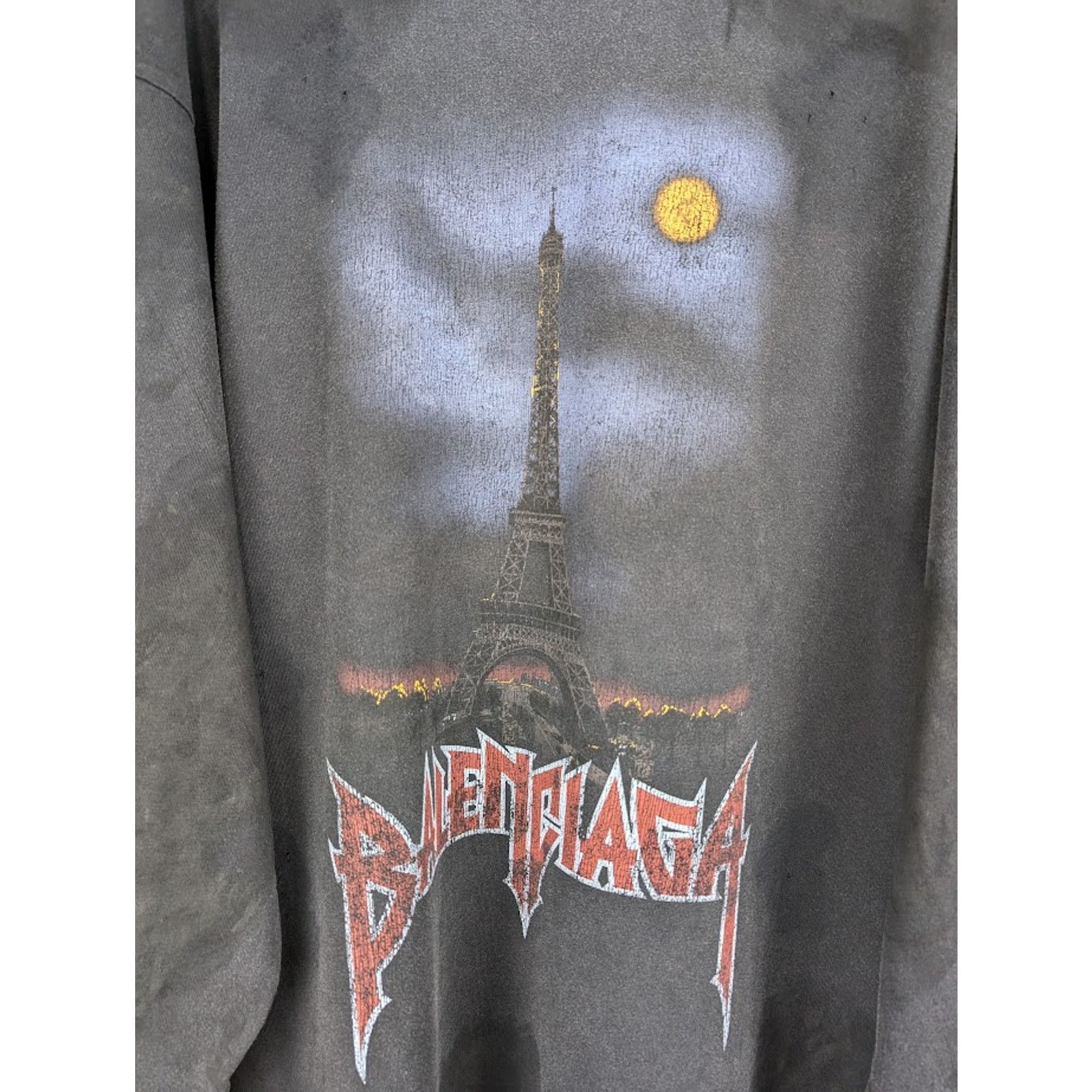 Balenciaga o1rshd1 L/S Double Front T-Shirt in Black Size US M / EU 48-50 / 2 - 6 Thumbnail