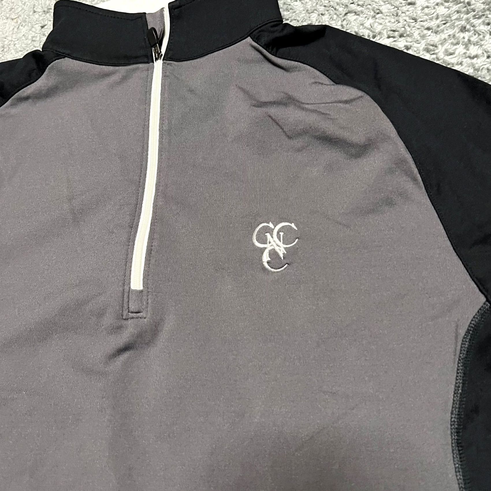 Footjoy Footjoy Shirt Mens Medium Quarter Zip Long Sleeve Golf Performance Gray Size US M / EU 48-50 / 2 - 4 Thumbnail