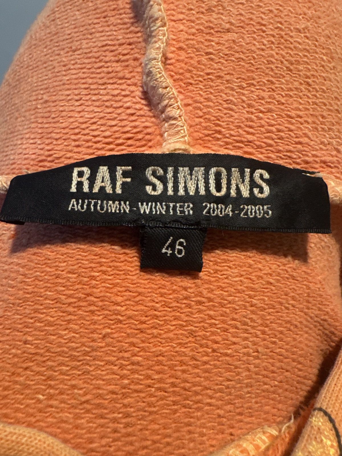 Raf Simons Raf simons AW2004-2005 orange paisley hoodie🍊 Size US L / EU 52-54 / 3 - 2 Thumbnail