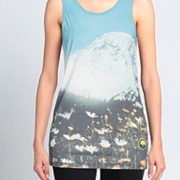 Jil Sander Jil Sander Blue and White Scenic Tank Top Size L / US 10 / IT 46 - 6 Thumbnail