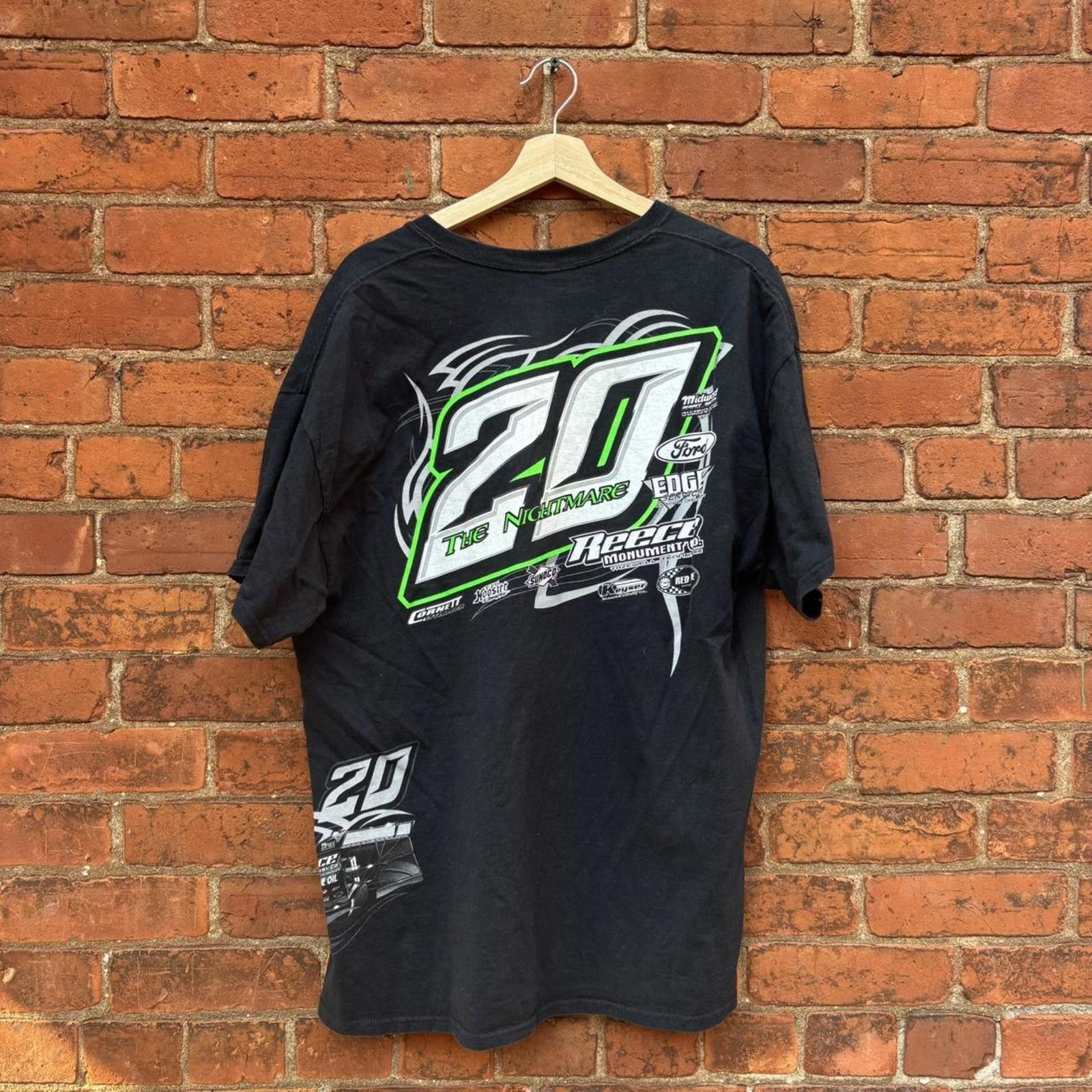 NASCAR vintage jimmy Owens the nightmare t shirt 00s XL Size US XL / EU 56 / 4 - 3 Thumbnail