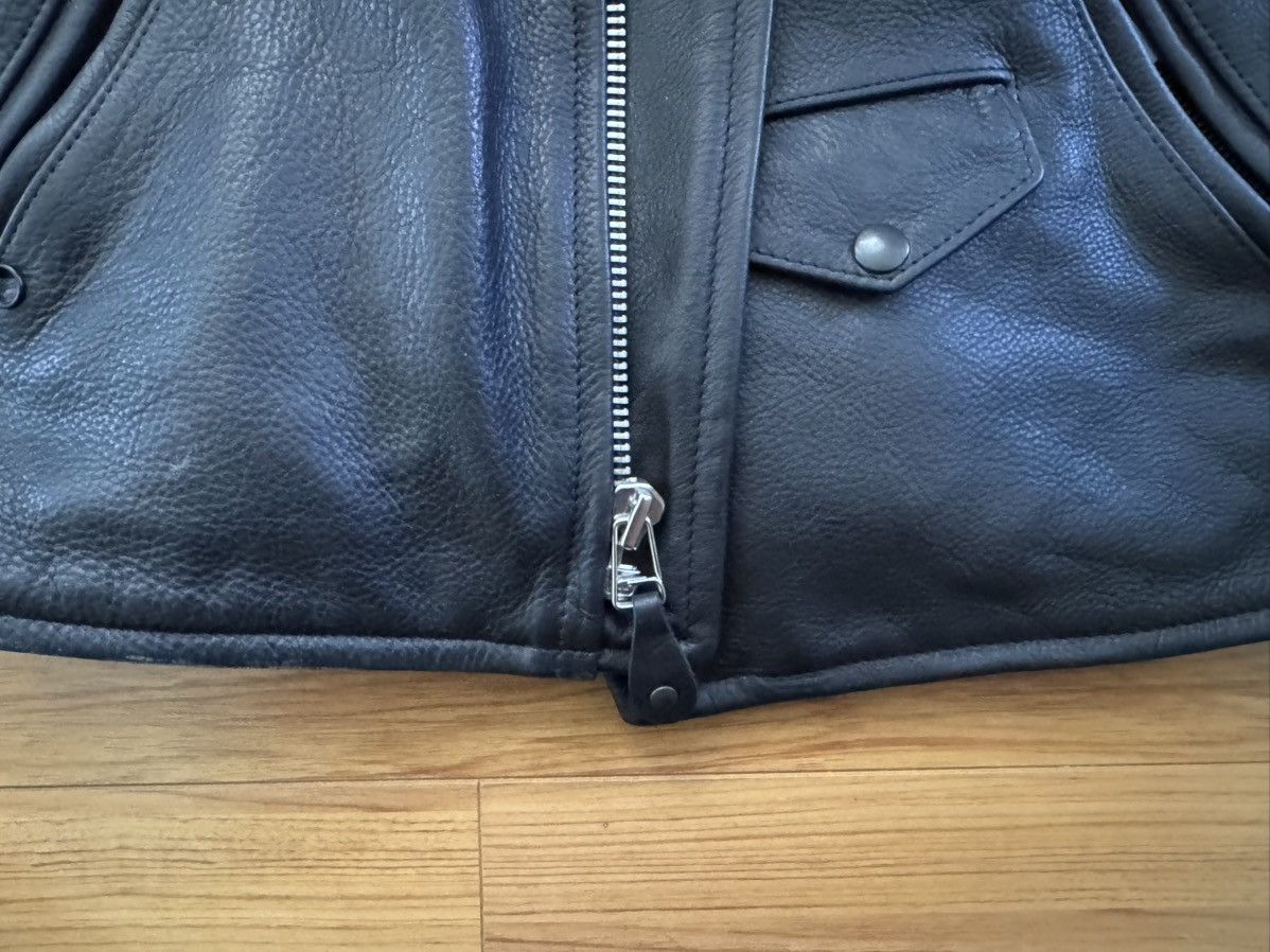 3sixteen × Schott 3Sixteen x Schott Waxy Steerhide Perfecto — Large Size US L / EU 52-54 / 3 - 9 Thumbnail