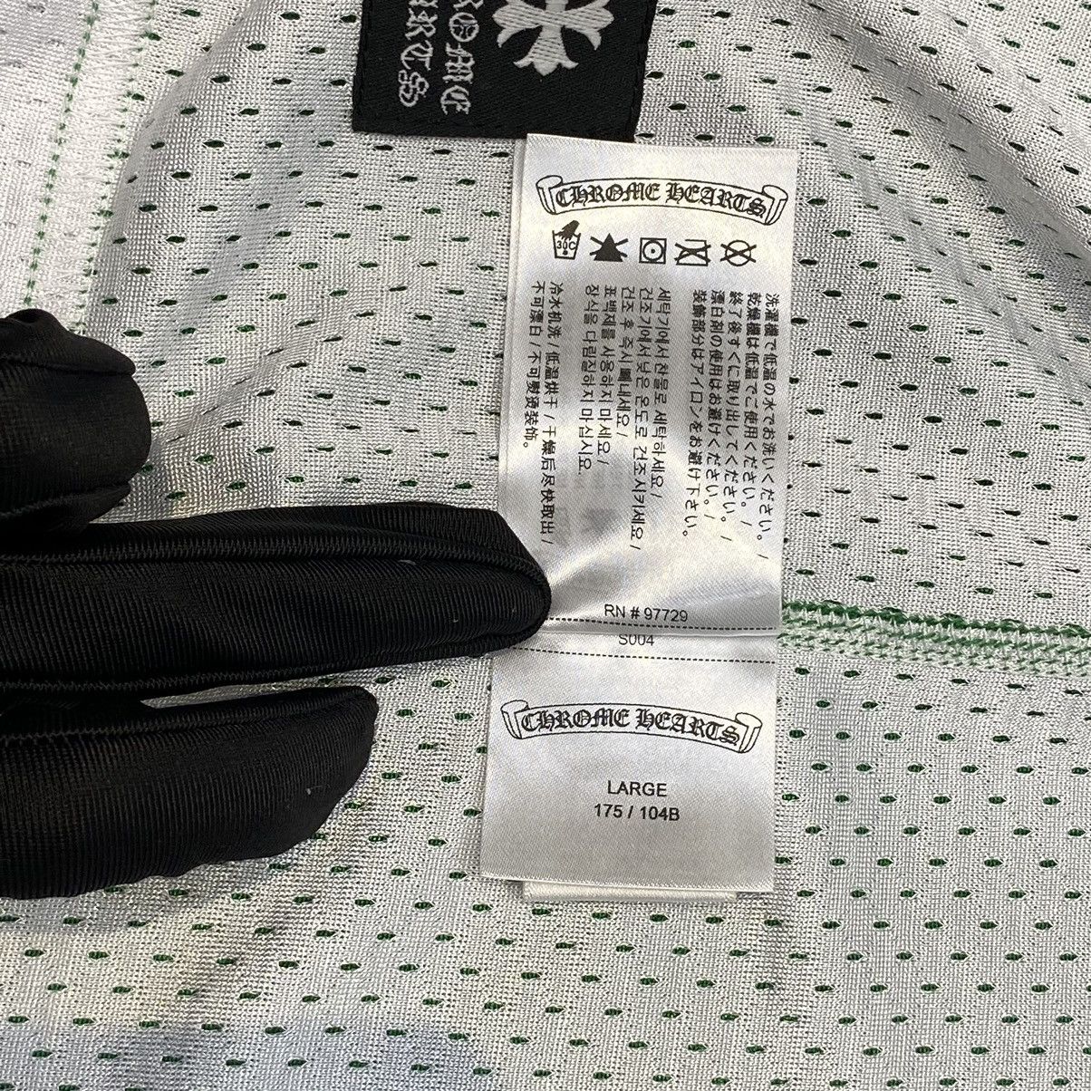 Chrome Hearts CHROME HEARTS Mesh Reversible Basketball Jersey GREEN/WHITE Size US L / EU 52-54 / 3 - 16 Thumbnail
