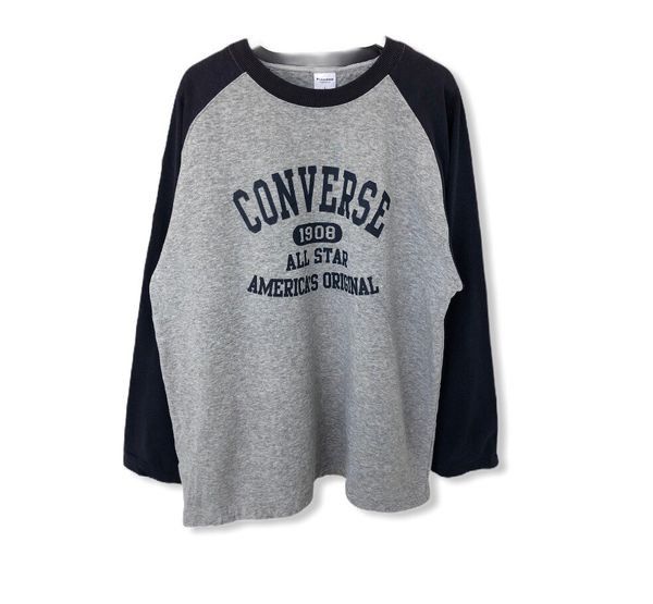 Converse × Vintage Vintage Converse Spell Out Sweatshirt Size US L / EU 52-54 / 3 - 1 Thumbnail