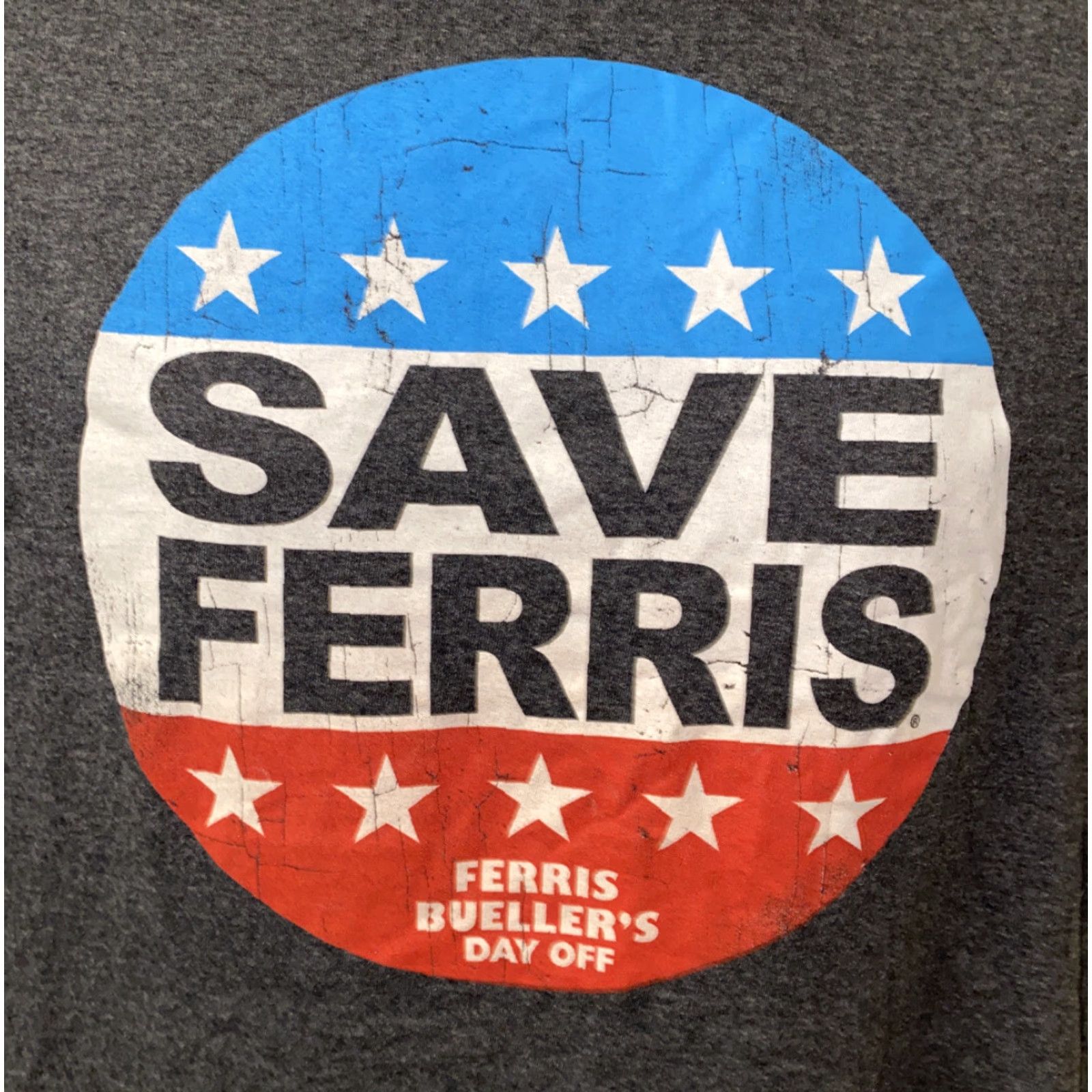 Vintage Ferris Bueller’s Shirt Mens Gray Short Sleeve T-Shirt Size M Say Save Ferris Winter? No. Wait. Size US M / EU 48-50 / 2 - 2 Thumbnail