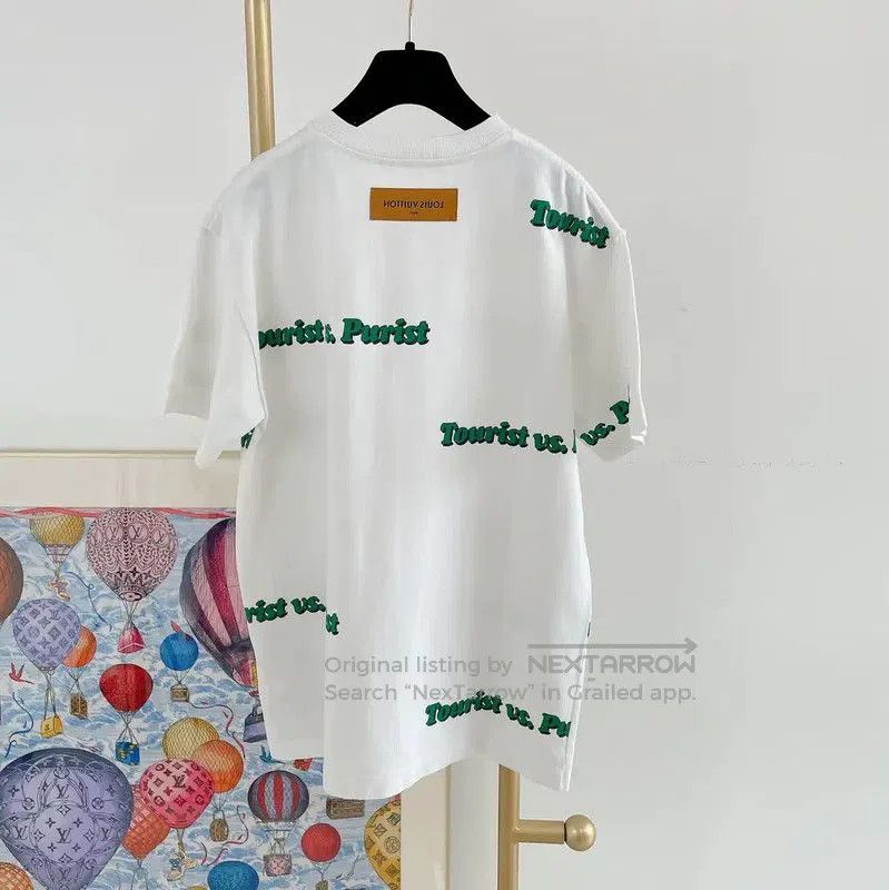 Louis Vuitton Louis Vuitton Summer White Cotton Logo T. Size S / US 4 / IT 40 - 2 Thumbnail