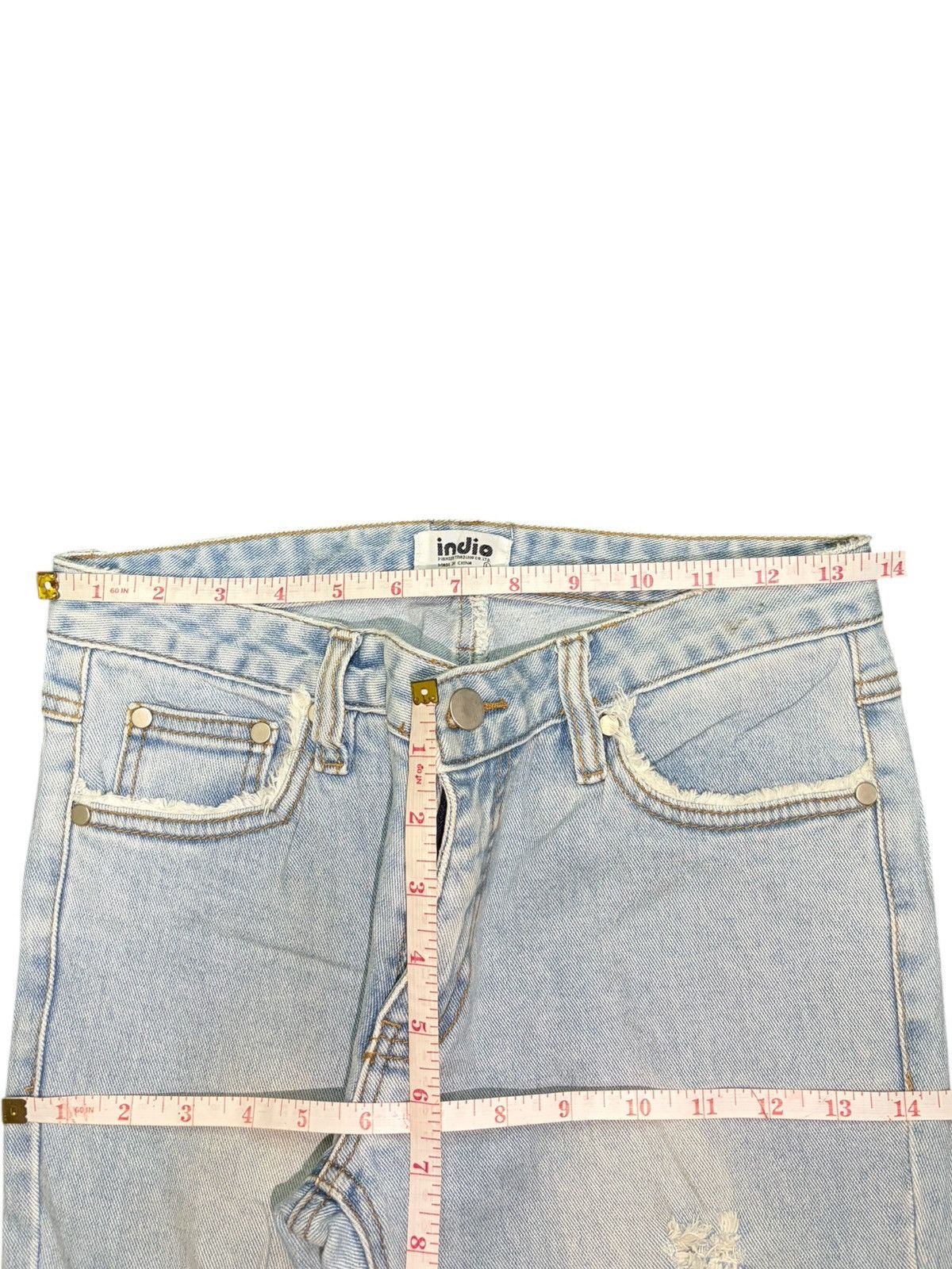 Diesel Vintage Japanese Brand Faded Wash Distress Flare Jeans Size 27" / US 4 / IT 40 - 6 Thumbnail