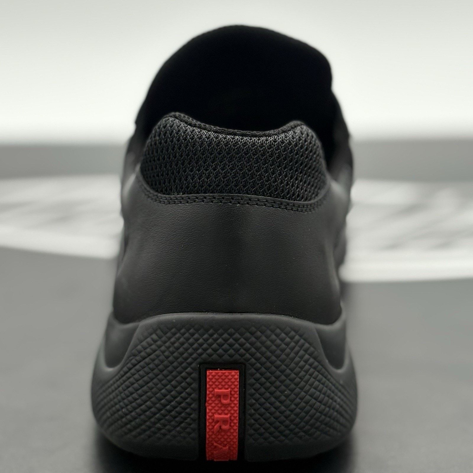 Prada Prada Americas Cup ' Black Leather ' | ONLY WORN 1x Size US 8 / EU 41 - 9 Thumbnail