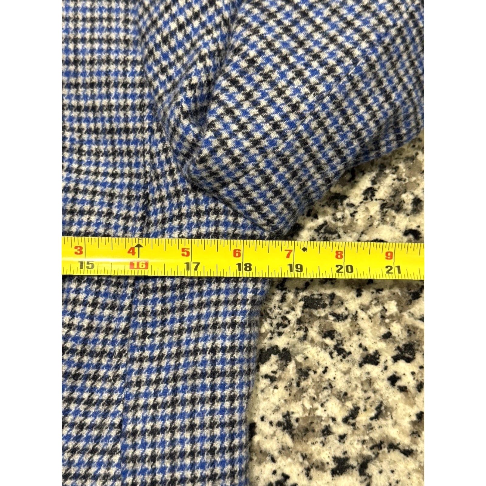 Talbots VINTAGE Talbots Aberdeen Blazer Jacket Size 8 Houndstooth 2 Buttons Surgeon Cuffs NWOT Size M / US 6-8 / IT 42-44 - 6 Thumbnail