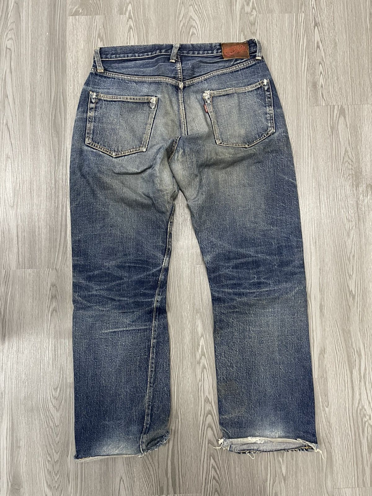 Denime × Japanese Brand Denime Japan Selvedges Distressed denim Size US 32 / EU 48 - 3 Thumbnail